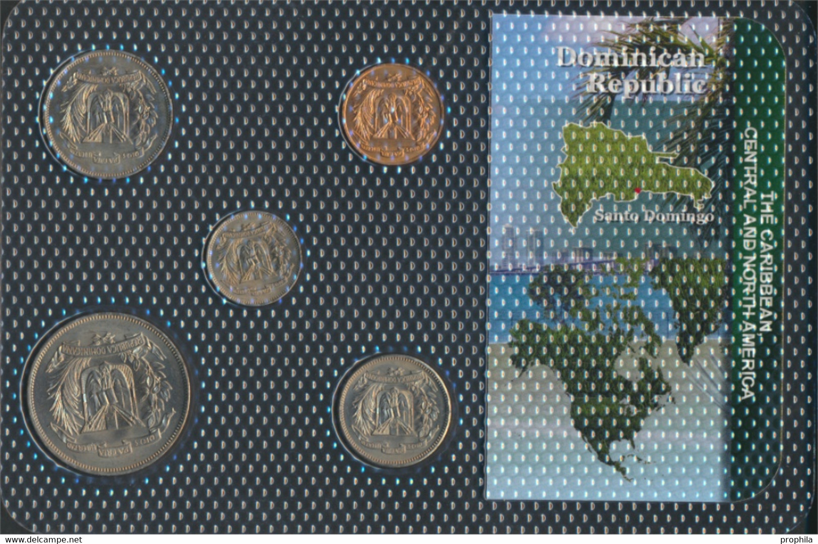 Dominikanische Republik Stgl./unzirkuliert Kursmünzen Stgl./unzirkuliert Ab 1937 1 Centavo Bis 1/2 Peso (9764331 - Dominikanische Rep.