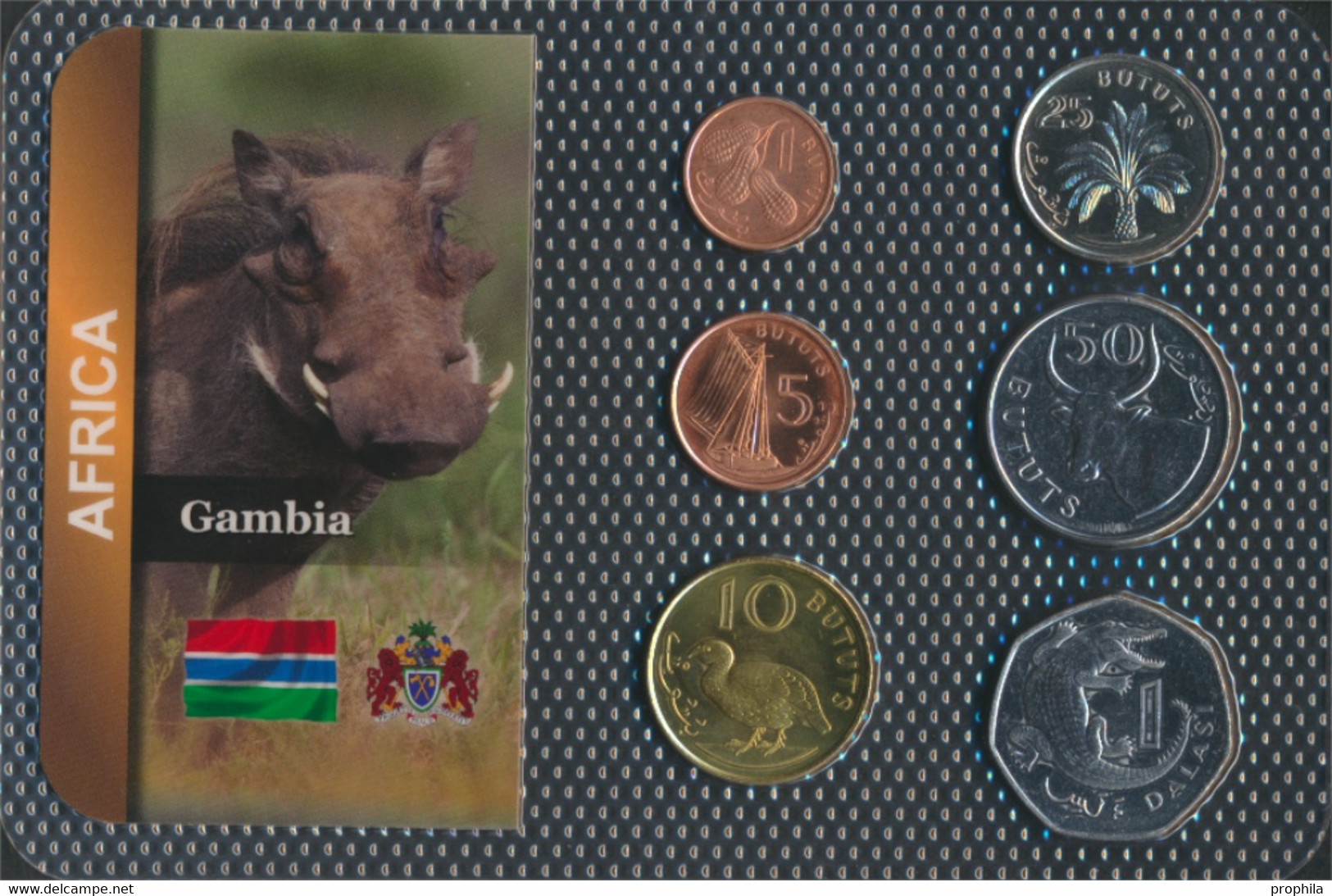 Gambia Stgl./unzirkuliert Kursmünzen Stgl./unzirkuliert Ab 1998 1 Bututs Bis 1 Dalasi (9764287 - Gambie