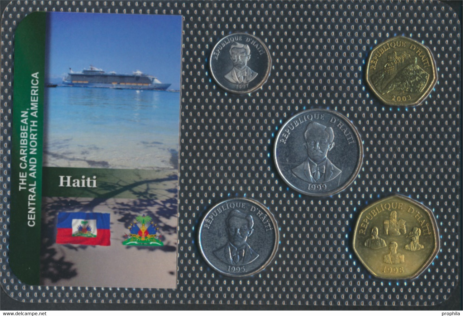 Haiti Stgl./unzirkuliert Kursmünzen Stgl./unzirkuliert Ab 1986 5 Cents Bis 5 Gourdes (9764254 - Haïti