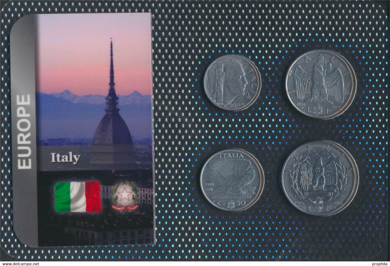 Italien Vorzüglich Kursmünzen Vorzüglich Ab 1939 20 Centesimi Bis 2 Lire (9764426 - Mint Sets & Proof Sets