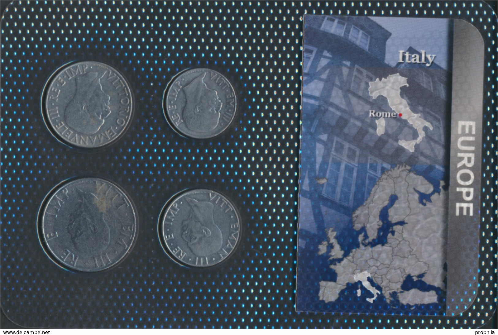 Italien Vorzüglich Kursmünzen Vorzüglich Ab 1939 20 Centesimi Bis 2 Lire (9764426 - Mint Sets & Proof Sets