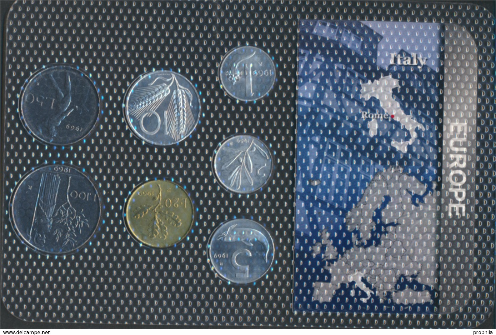 Italien Stgl./unzirkuliert Kursmünzen Stgl./unzirkuliert Ab 1969 1 Lire Bis 100 Lire (9764430 - Mint Sets & Proof Sets