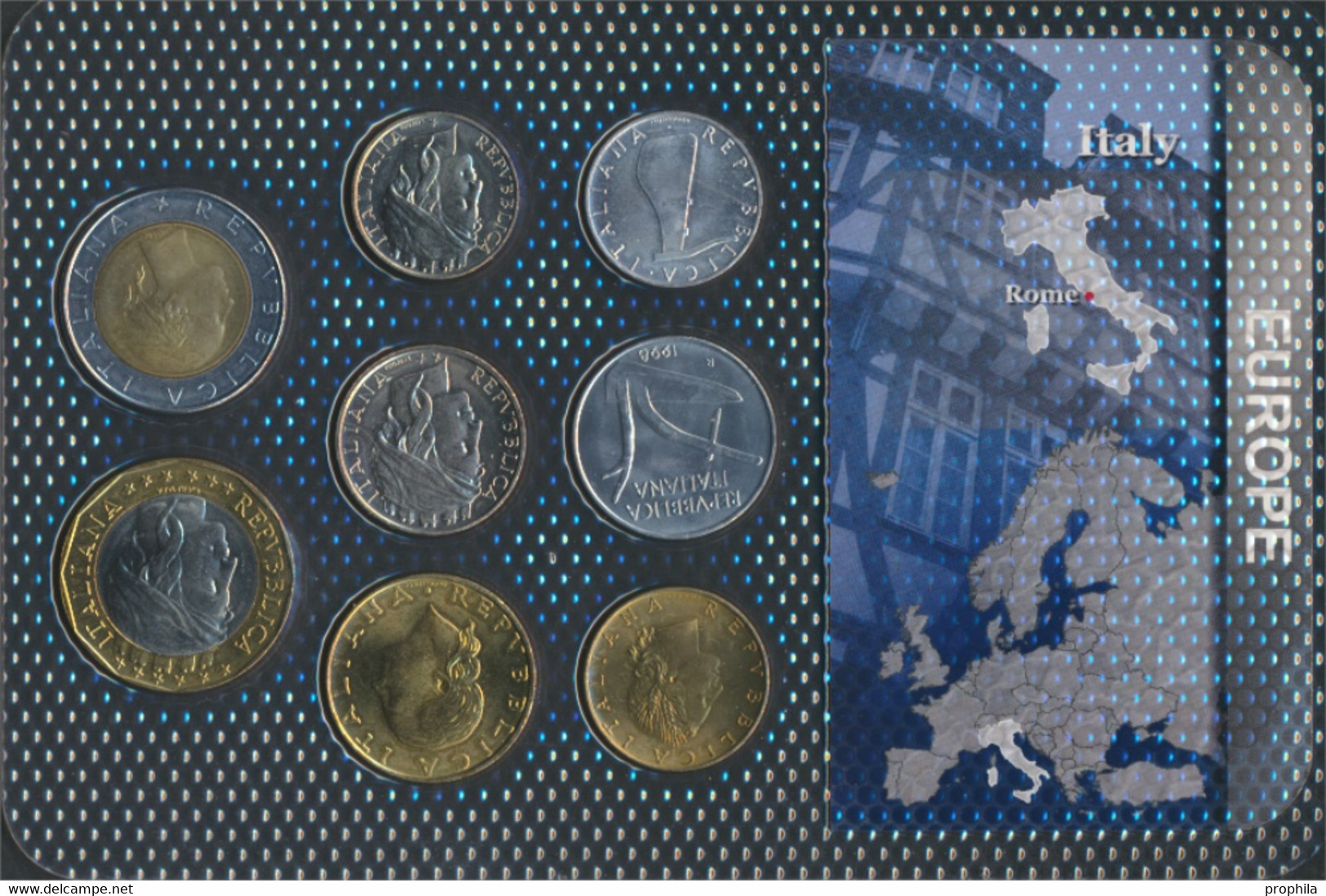 Italien Stgl./unzirkuliert Kursmünzen Stgl./unzirkuliert Ab 1951 5 Lire Bis 1.000 Lire (9764429 - Jahressets & Polierte Platten