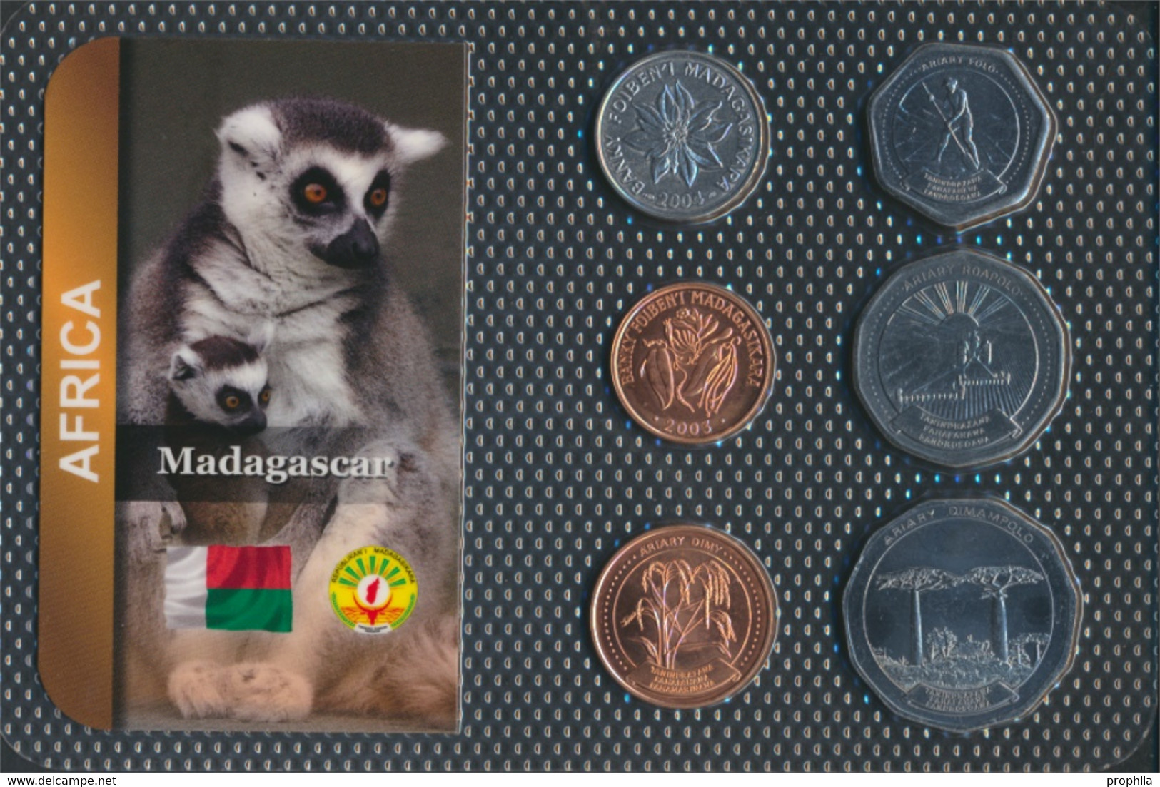 Madagaskar Stgl./unzirkuliert Kursmünzen Stgl./unzirkuliert Ab 1996 1 Ariary Bist 50 Ariary (9764405 - Madagascar