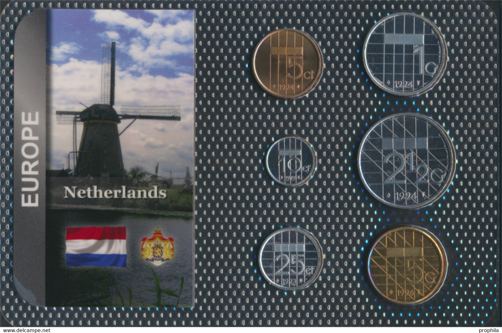 Niederlande Stgl./unzirkuliert Kursmünzen Stgl./unzirkuliert Ab 1988 5 Cents Bis 5 Gulden (9764526 - Other & Unclassified