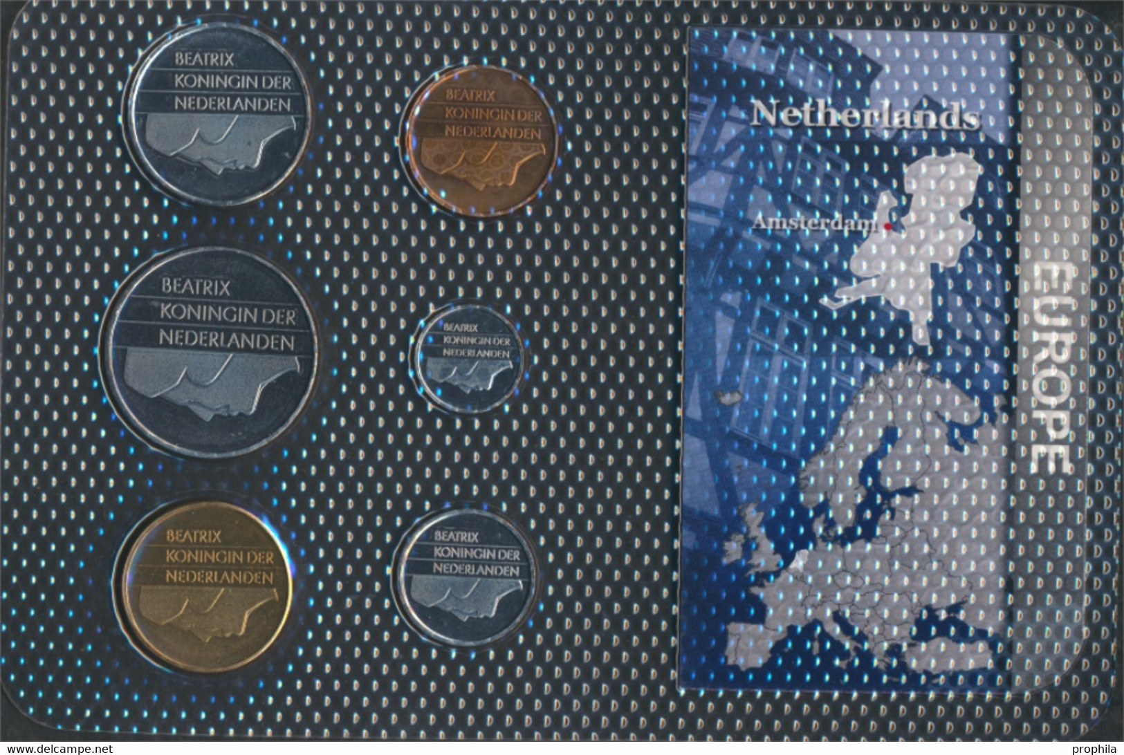 Niederlande Stgl./unzirkuliert Kursmünzen Stgl./unzirkuliert Ab 1988 5 Cents Bis 5 Gulden (9764526 - Altri & Non Classificati