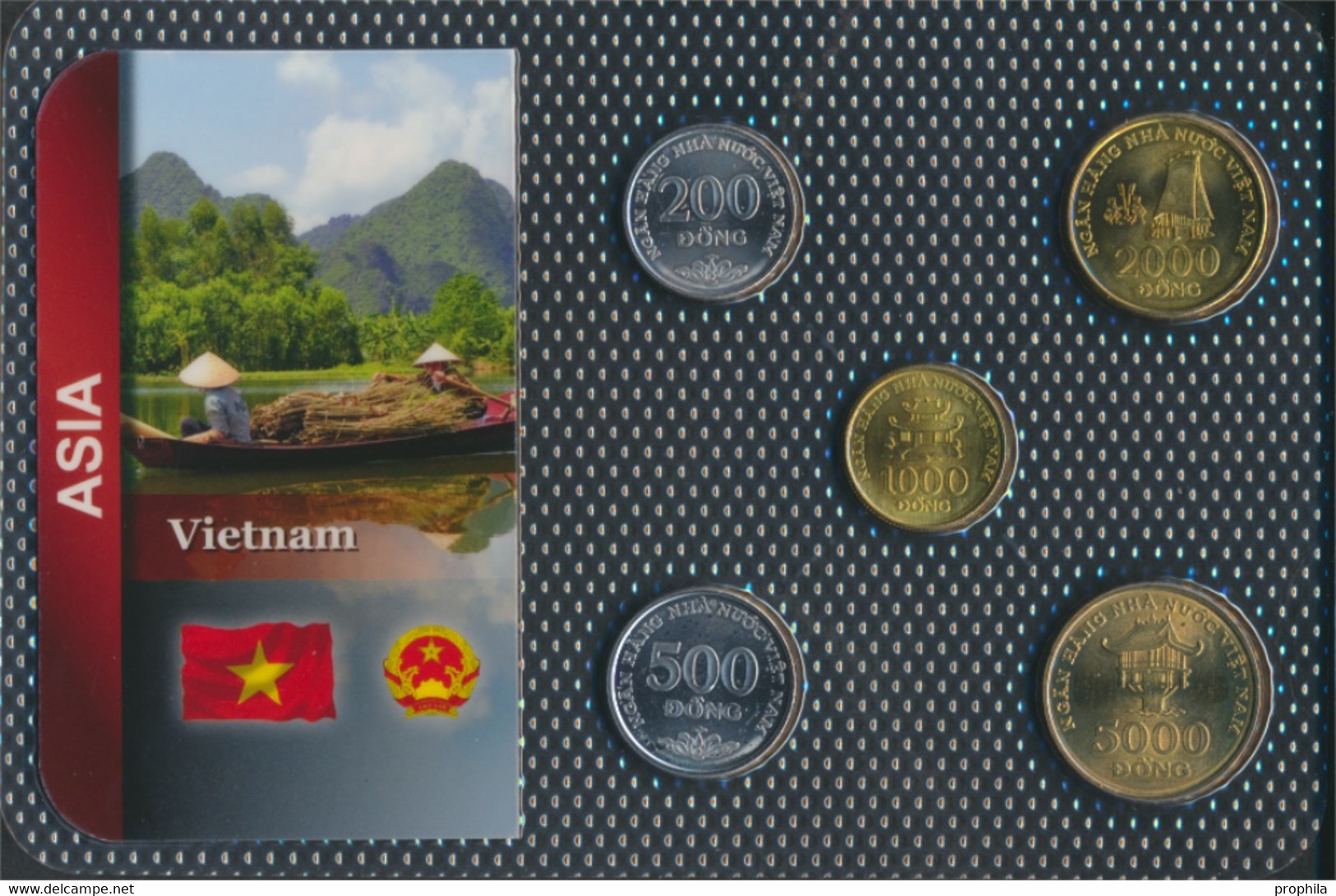 Vietnam 2003 Stgl./unzirkuliert Kursmünzen 2003 200 Dong Bis 5.000 Dong (9764362 - Vietnam