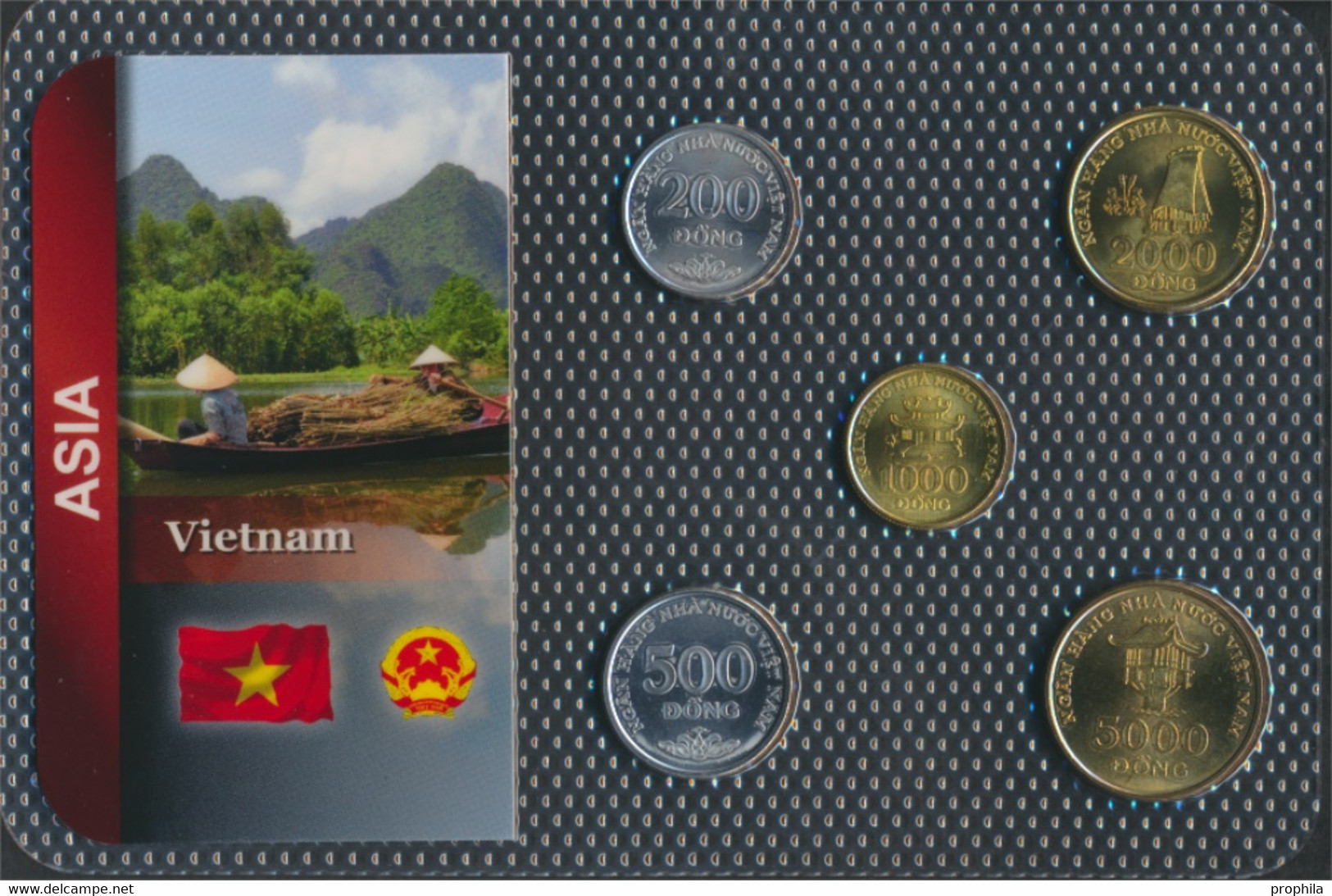 Vietnam 2003 Stgl./unzirkuliert Kursmünzen 2003 200 Dong Bis 5.000 Dong (9764363 - Vietnam