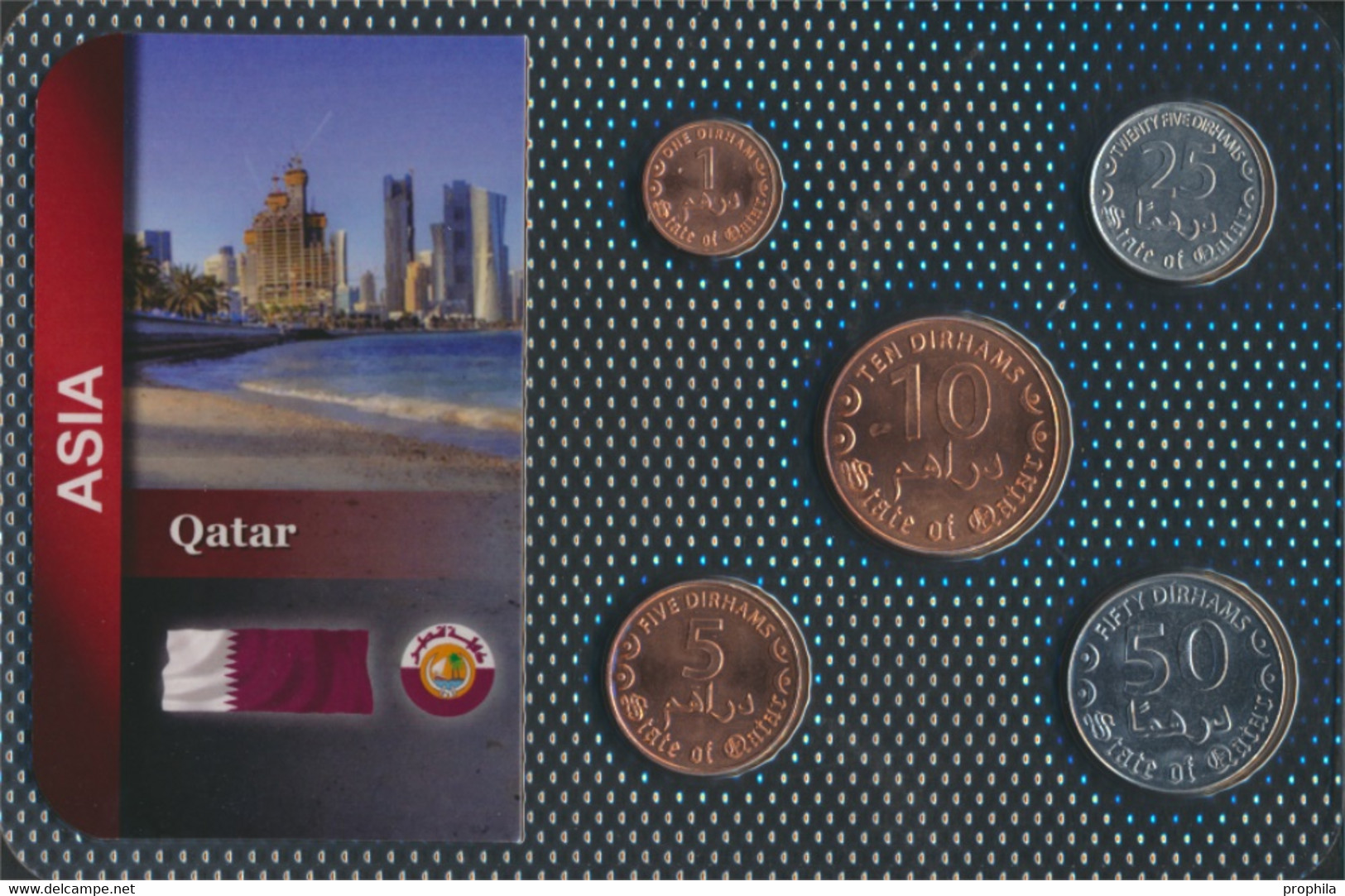 Qatar 2016 Stgl./unzirkuliert Kursmünzen 2016 1 Dirham Bis 50 Dirhams (9764473 - Qatar