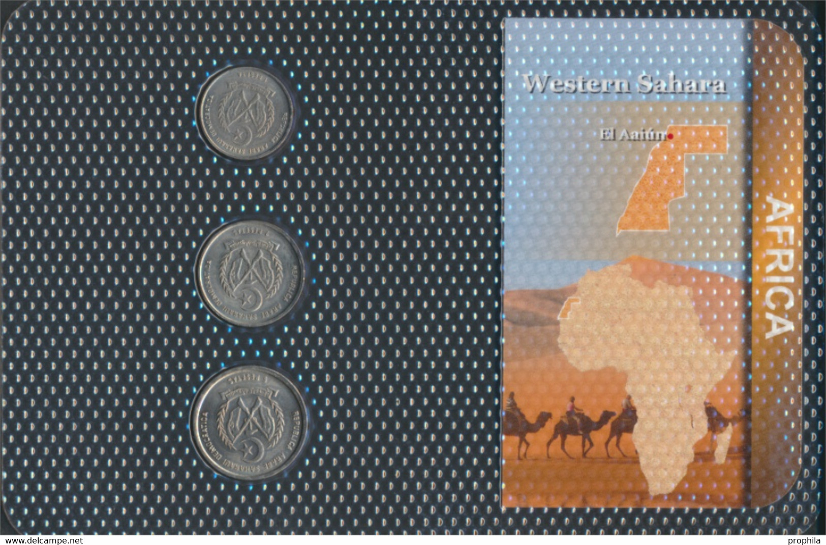 Sahara 1992 Stgl./unzirkuliert Kursmünzen 1992 1 Peseta Bis 5 Pesetas (9764595 - Mint Sets & Proof Sets