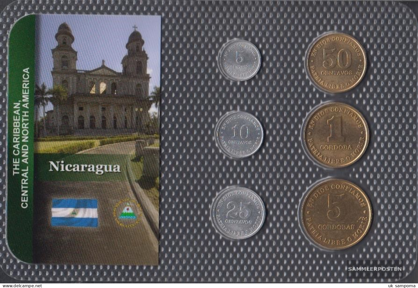 Nicaragua 1987 Stgl./unzirkuliert Kursmünzen Stgl./unzirkuliert 1987 5 Centavos Until 5 Cordobas - Nicaragua