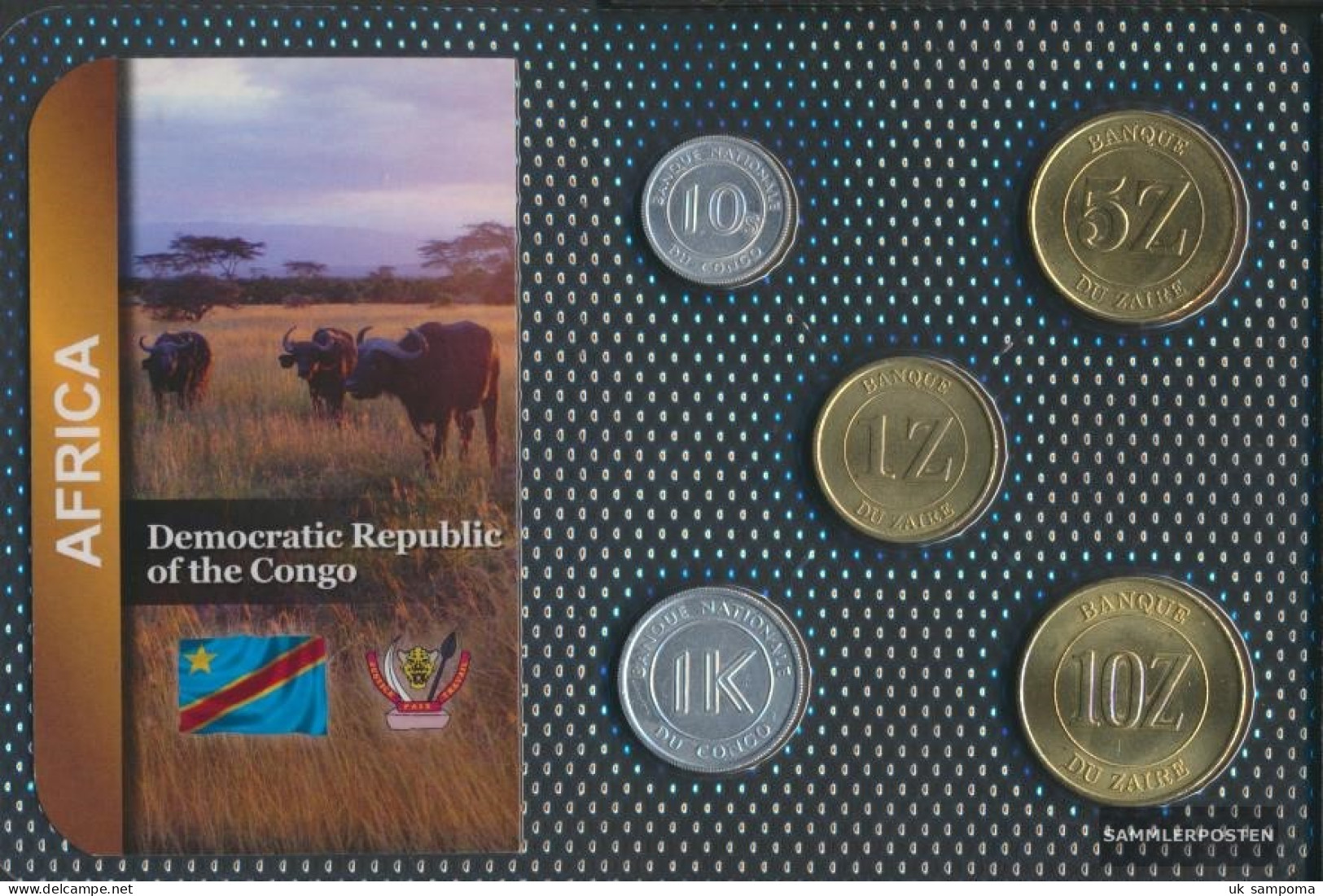 Kongo (Kinshasa) Stgl./unzirkuliert Kursmünzen Stgl./unzirkuliert From 1967 10 Sengi Until 10 Zaires - Congo (República Democrática 1964-70)