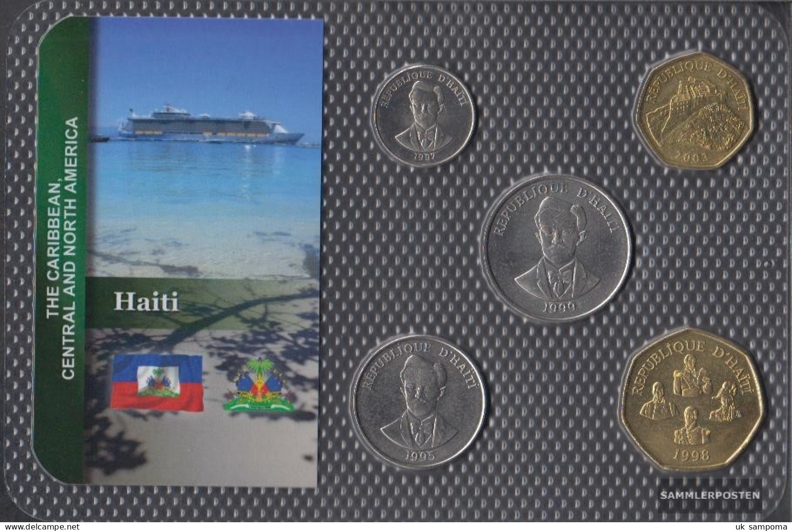 Haiti Stgl./unzirkuliert Kursmünzen Stgl./unzirkuliert From 1986 5 Cents Until 5 Gourdes - Haiti