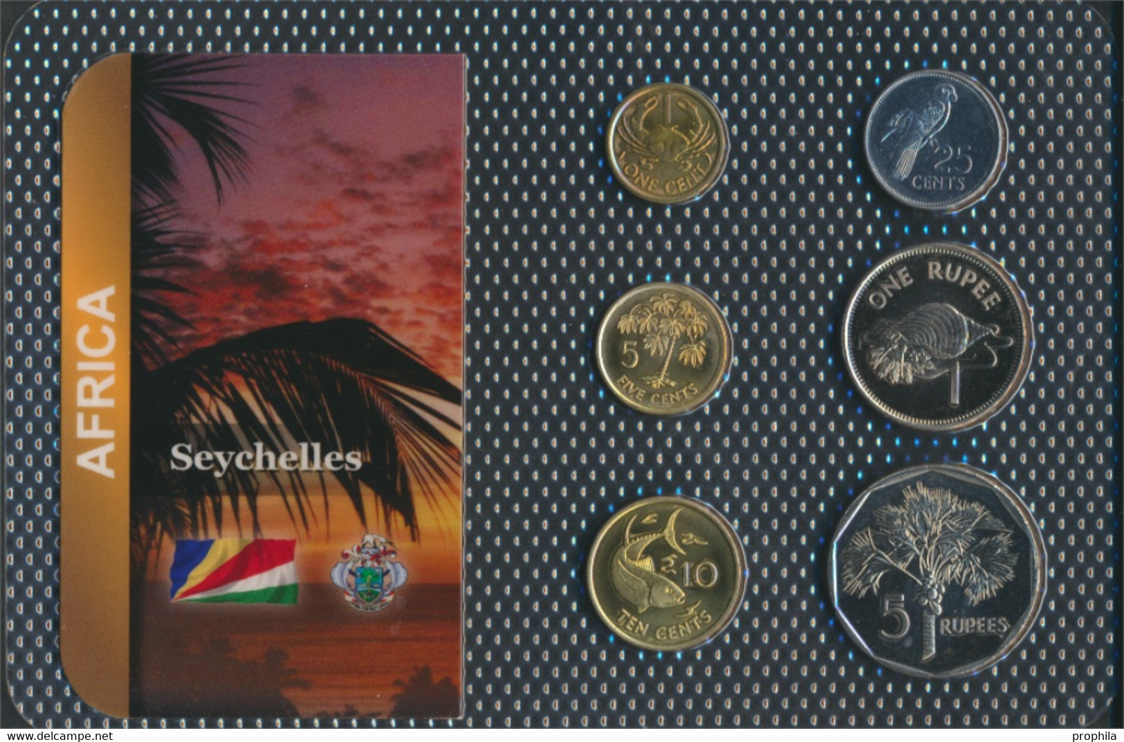 Seychellen Stgl./unzirkuliert Kursmünzen Stgl./unzirkuliert Ab 1990 1 Cent Bis 5 Rupees (9764586 - Seychelles