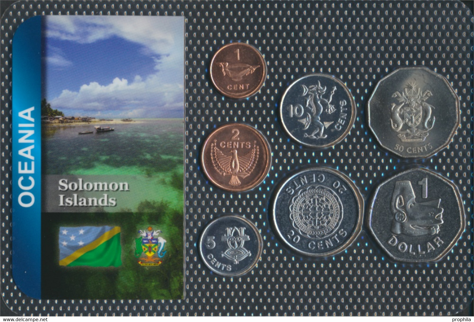 Salomoninseln Stgl./unzirkuliert Kursmünzen Stgl./unzirkuliert Ab 1987 1 Cent Bis 1 Dollar (9764581 - Salomonen