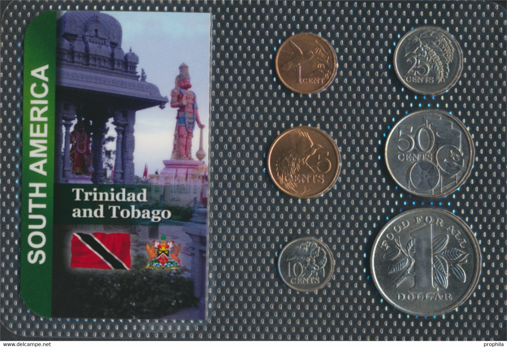 Trinidad Und Tobago Stgl./unzirkuliert Kursmünzen Stgl./unzirkuliert Ab 1978 1 Cent Bis 1 Dollar (9764336 - Trinidad & Tobago