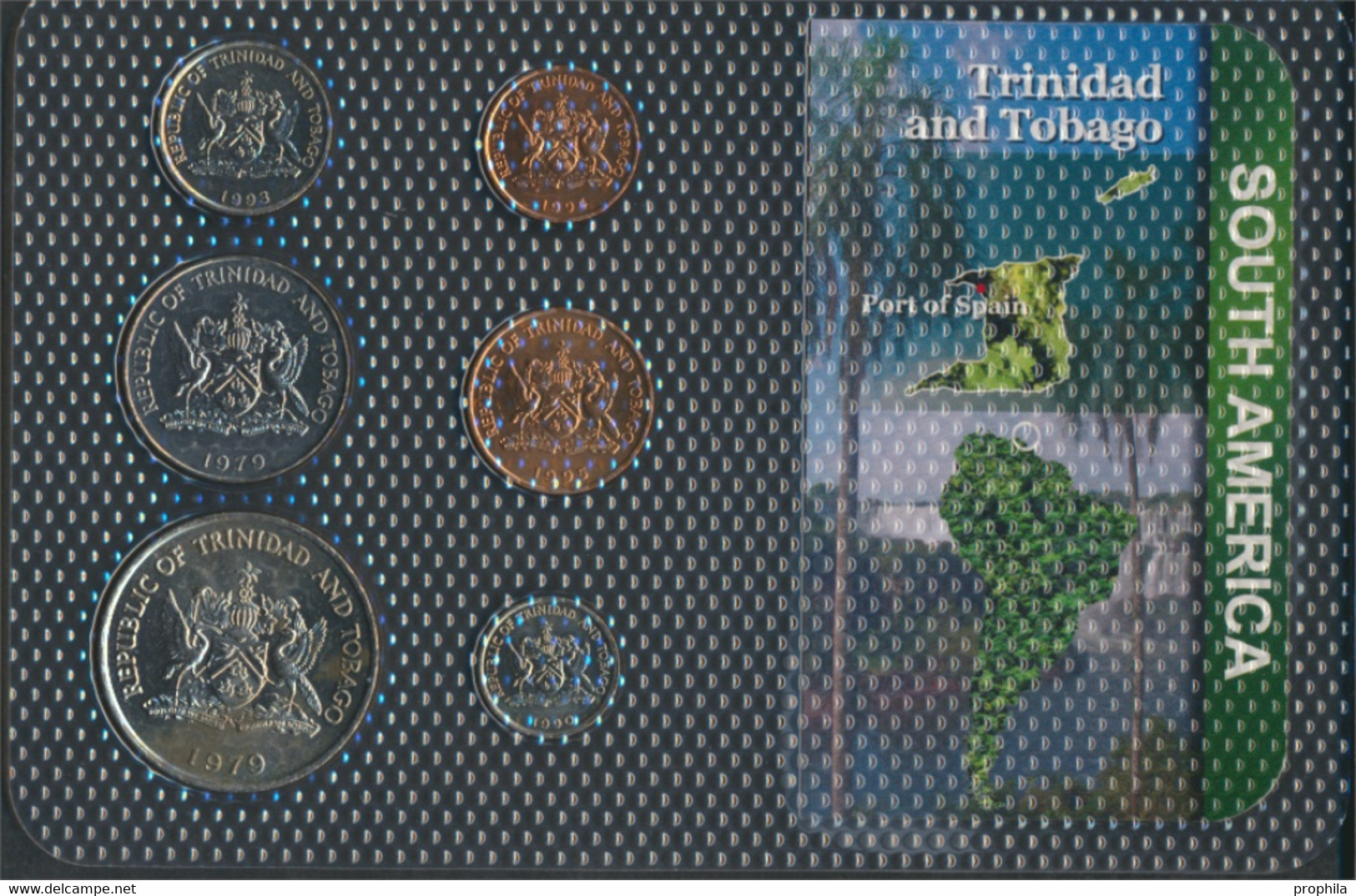 Trinidad Und Tobago Stgl./unzirkuliert Kursmünzen Stgl./unzirkuliert Ab 1978 1 Cent Bis 1 Dollar (9764336 - Trinidad Y Tobago