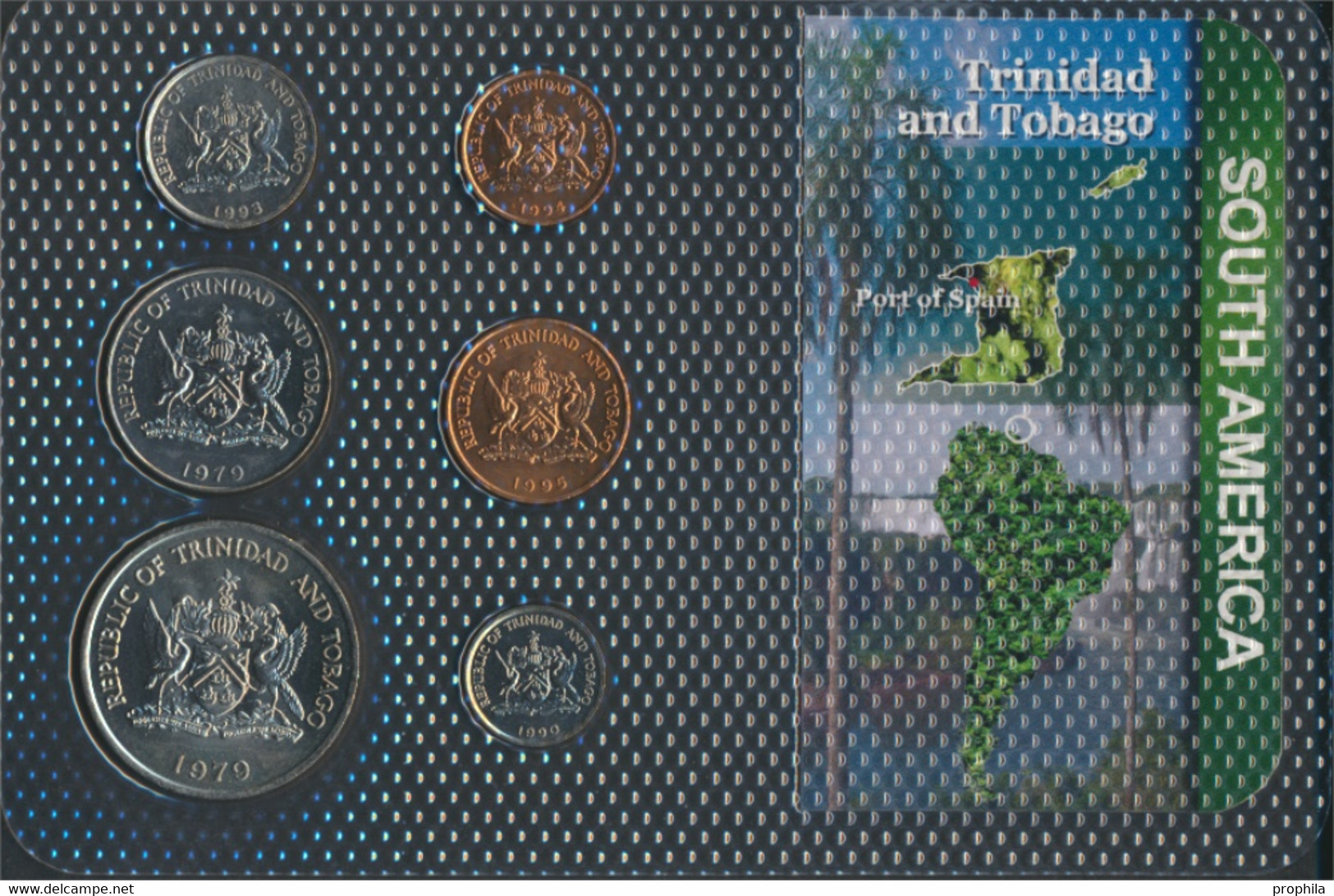 Trinidad Und Tobago Stgl./unzirkuliert Kursmünzen Stgl./unzirkuliert Ab 1978 1 Cent Bis 1 Dollar (9764337 - Trinité & Tobago