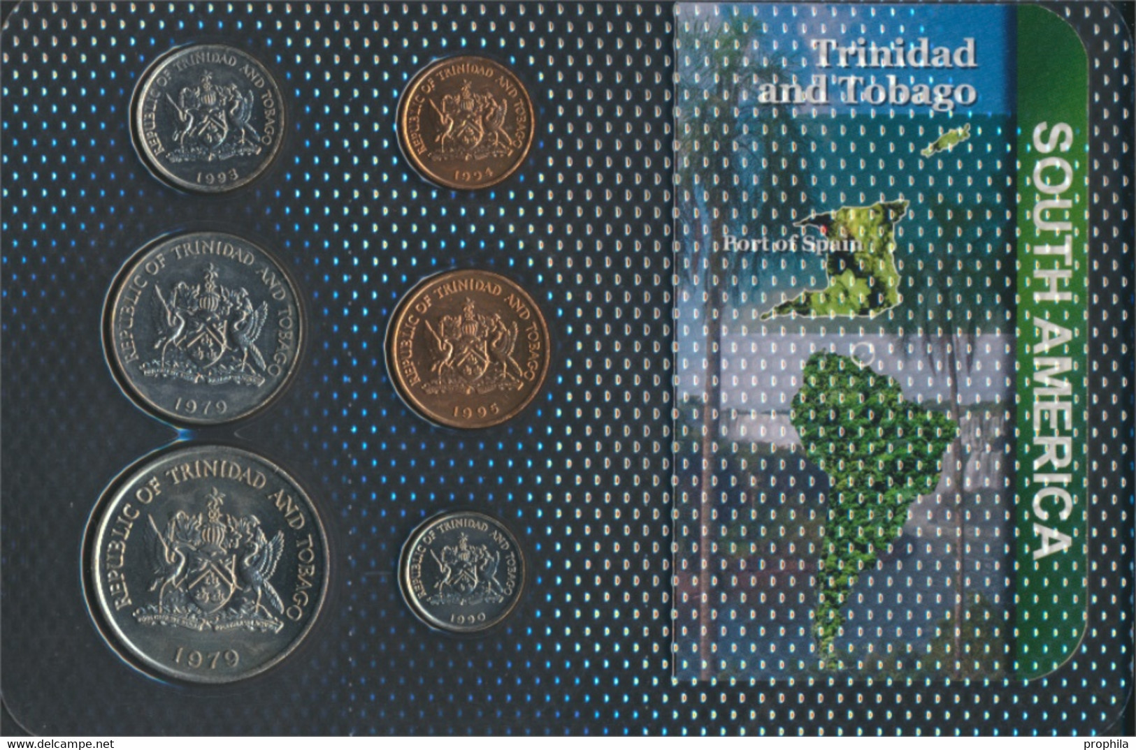 Trinidad Und Tobago Stgl./unzirkuliert Kursmünzen Stgl./unzirkuliert Ab 1978 1 Cent Bis 1 Dollar (9764338 - Trinidad & Tobago
