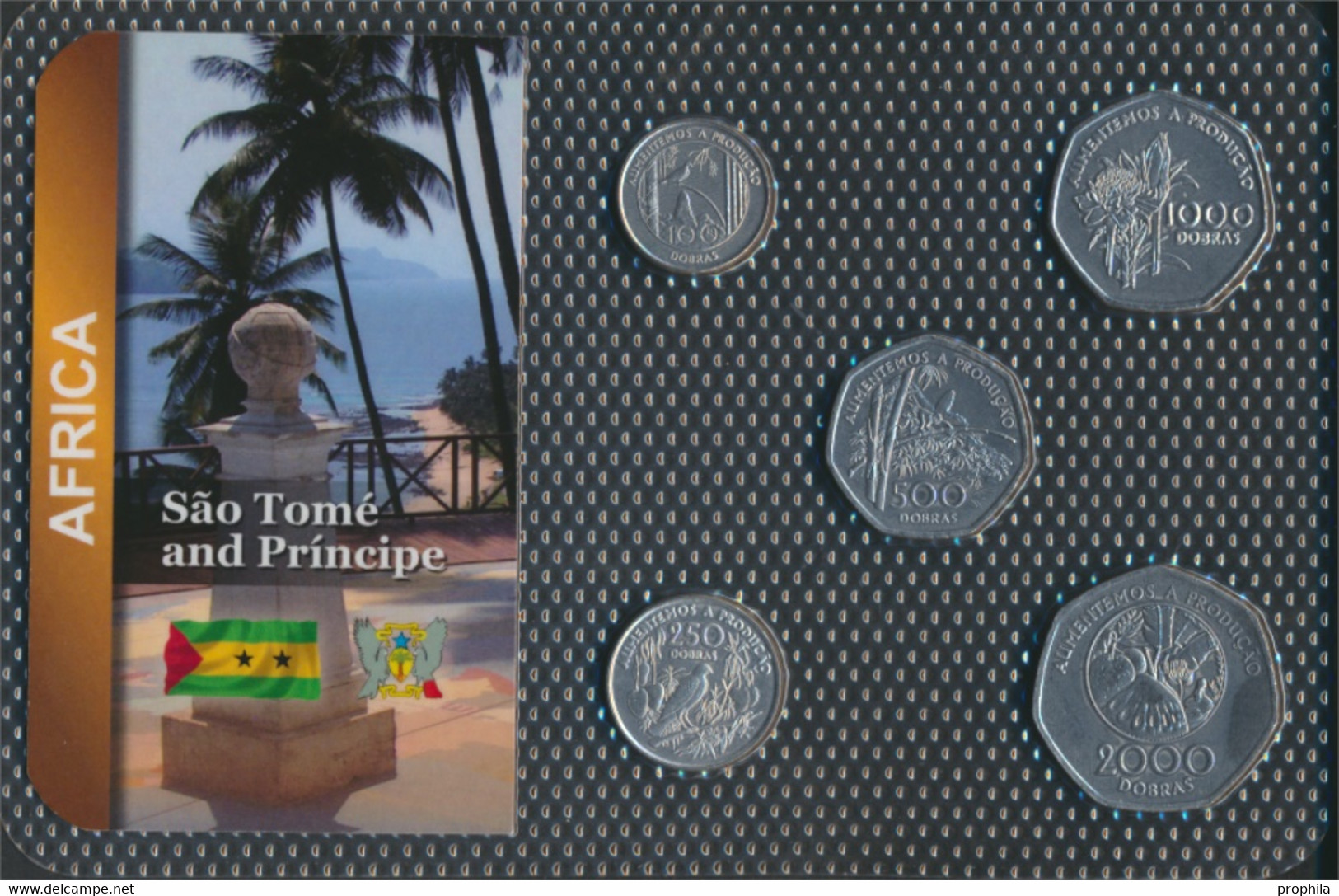 Sao Tome E Principe 1997 Stgl./unzirkuliert Kursmünzen 1997 100 Dobras Bis 2.000 Dobras (9764591 - Sao Tome Et Principe