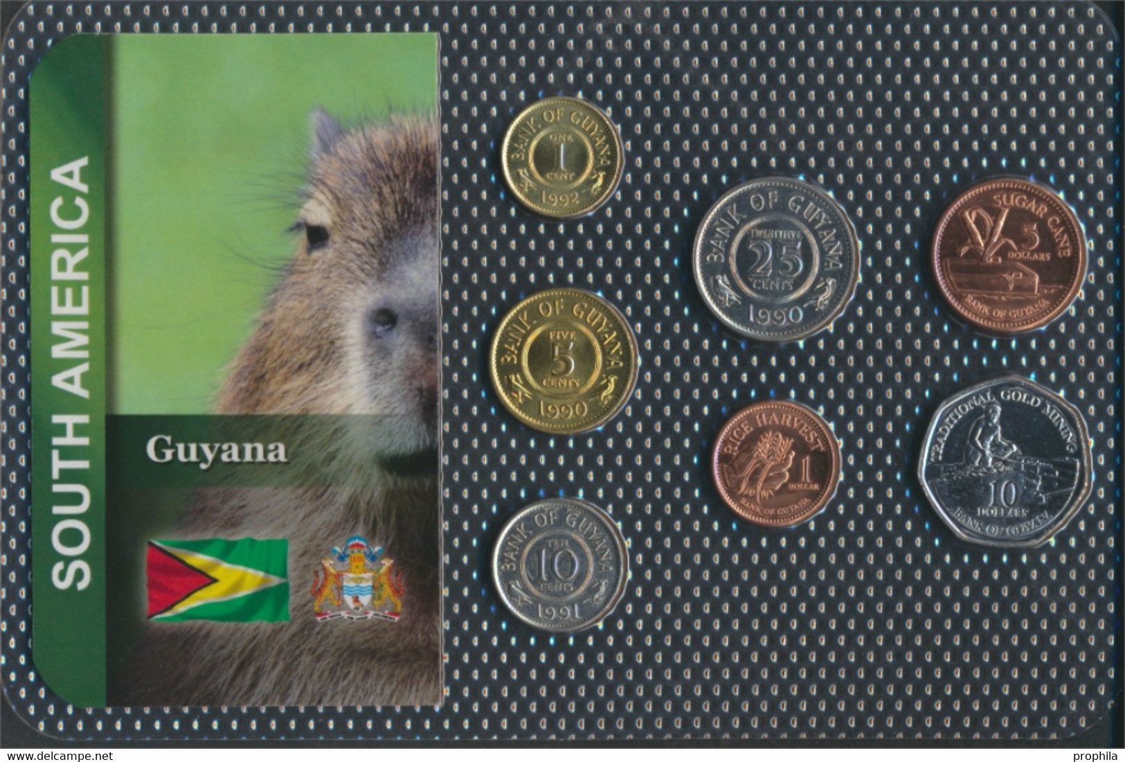 Guyana Stgl./unzirkuliert Kursmünzen Stgl./unzirkuliert Ab 1967 1 Cent Bis 10 Dollars (9763975 - Guyana