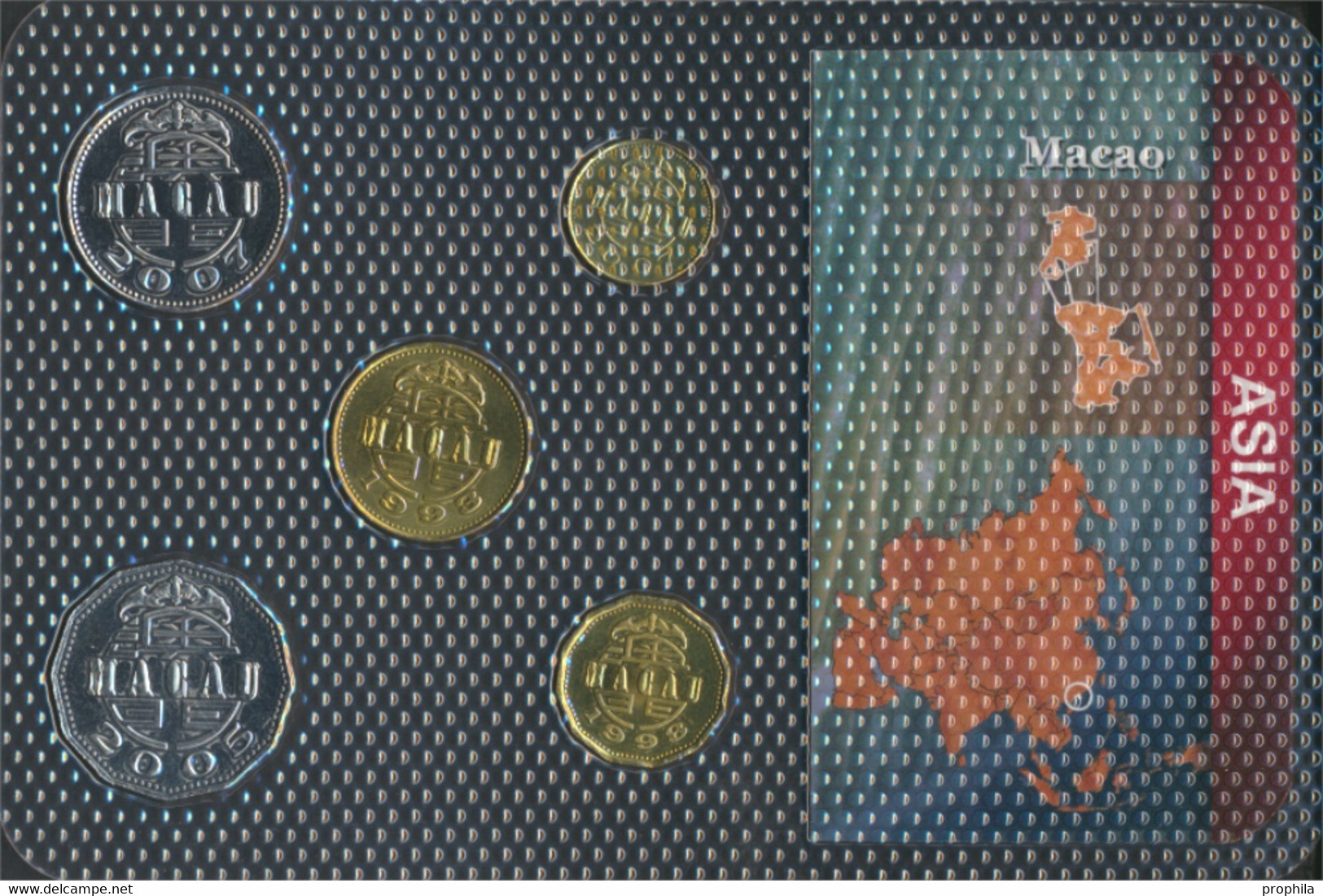 Macau Stgl./unzirkuliert Kursmünzen Stgl./unzirkuliert Ab 1992 10 Avos Bis 5 Patacas (9763959 - Macao