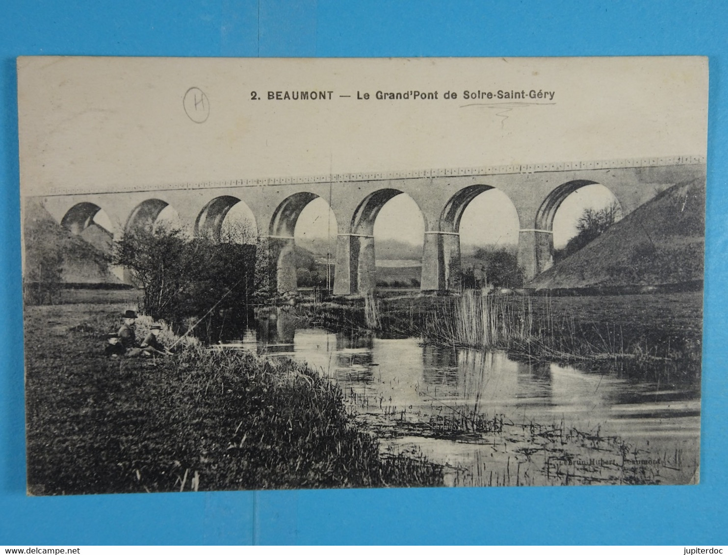 Beaumont Le Grand'Pont De Solre-Saint-Géry (pêcheurs) - Beaumont