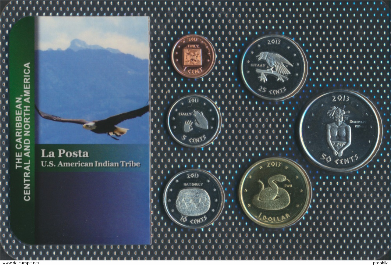 USA 2013 Stgl./unzirkuliert Kursmünzen 2013 1 Cent Bis 1 Dollar (9764096 - Jahressets