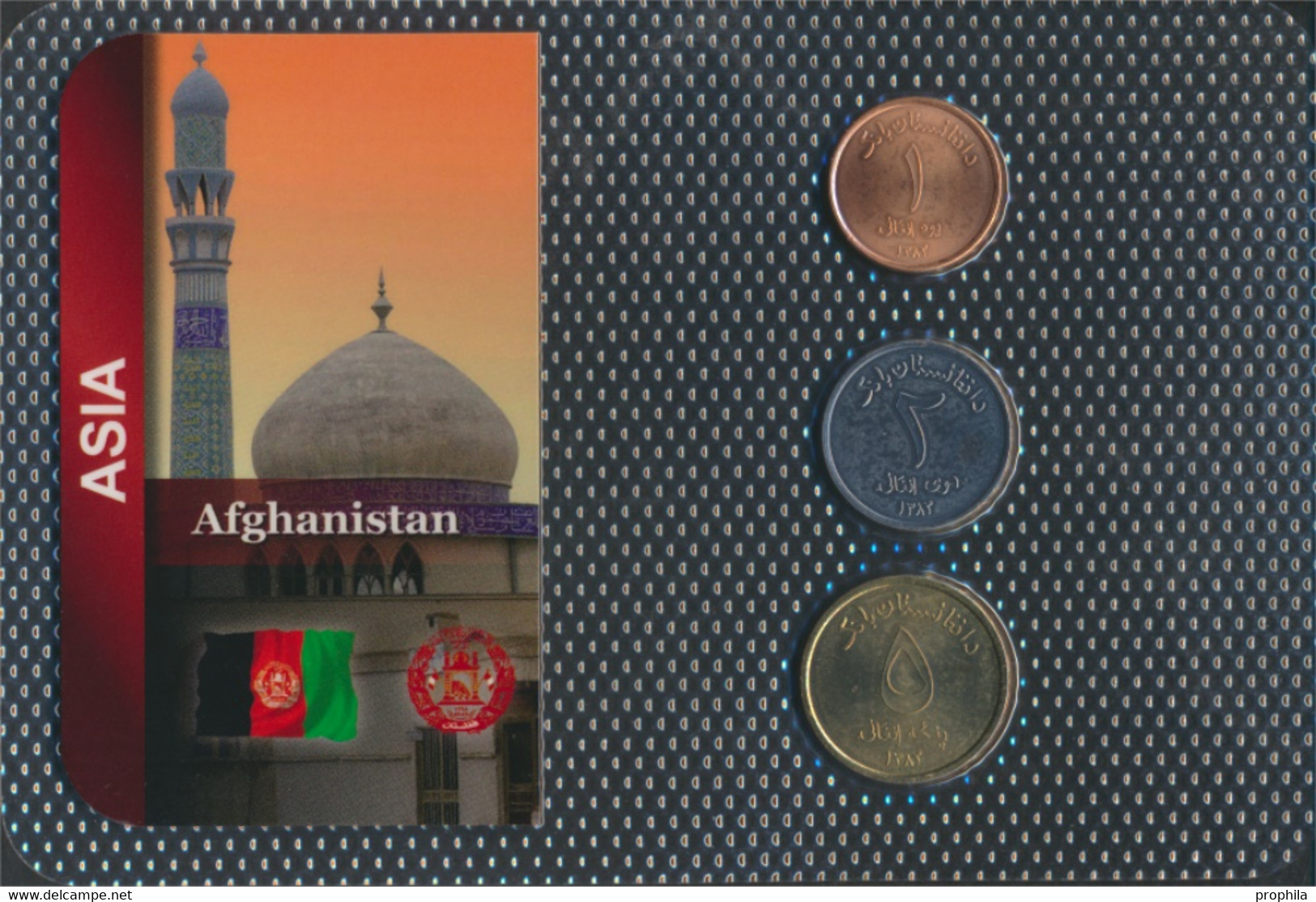 Afghanistan Stgl./unzirkuliert Kursmünzen Stgl./unzirkuliert Ab 2004 1 Bis 5 Afghanis (9764077 - Afghanistan