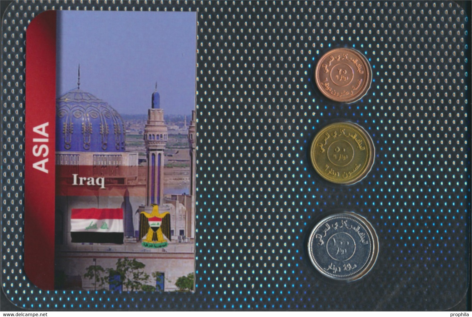 Irak 2004 Stgl./unzirkuliert Kursmünzen 2004 25 Dinar Bis 100 Dinars (9764546 - Irak