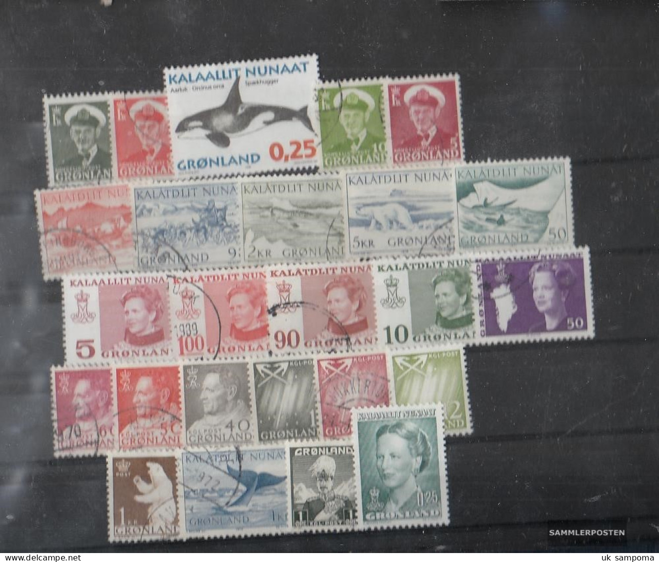 Denmark - Greenland 25 Various Stamps - Sammlungen