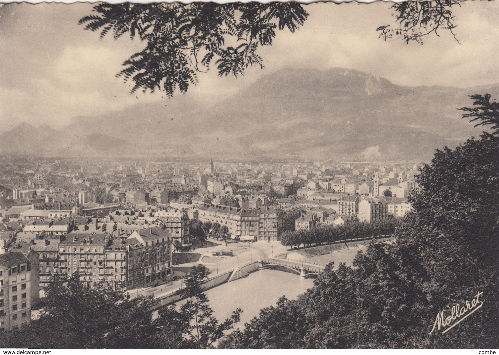 CARTE 1940. CHOMEUR + SECOURS NATIONAL. GRENOBLE POUR LA SUISSE - 1921-1960: Periodo Moderno