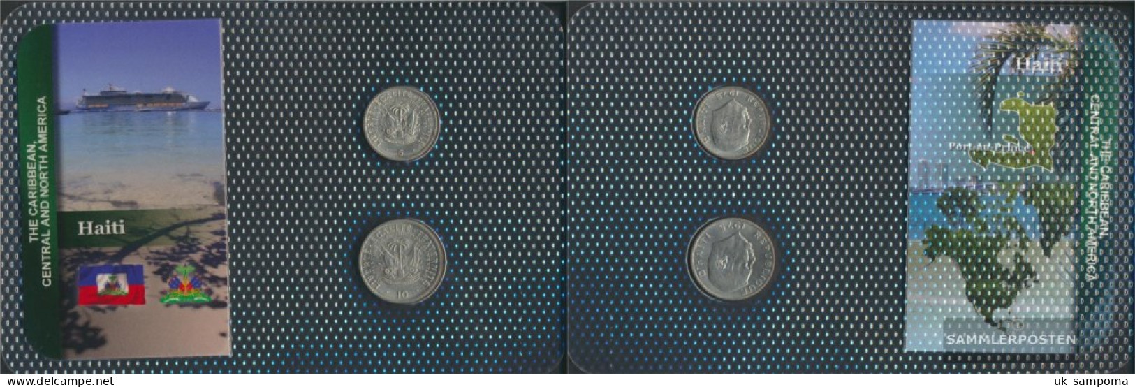 Haiti 1975 Stgl./unzirkuliert Kursmünzen Stgl./unzirkuliert 1975 5 Centimes Until 10 Centimes - Haití