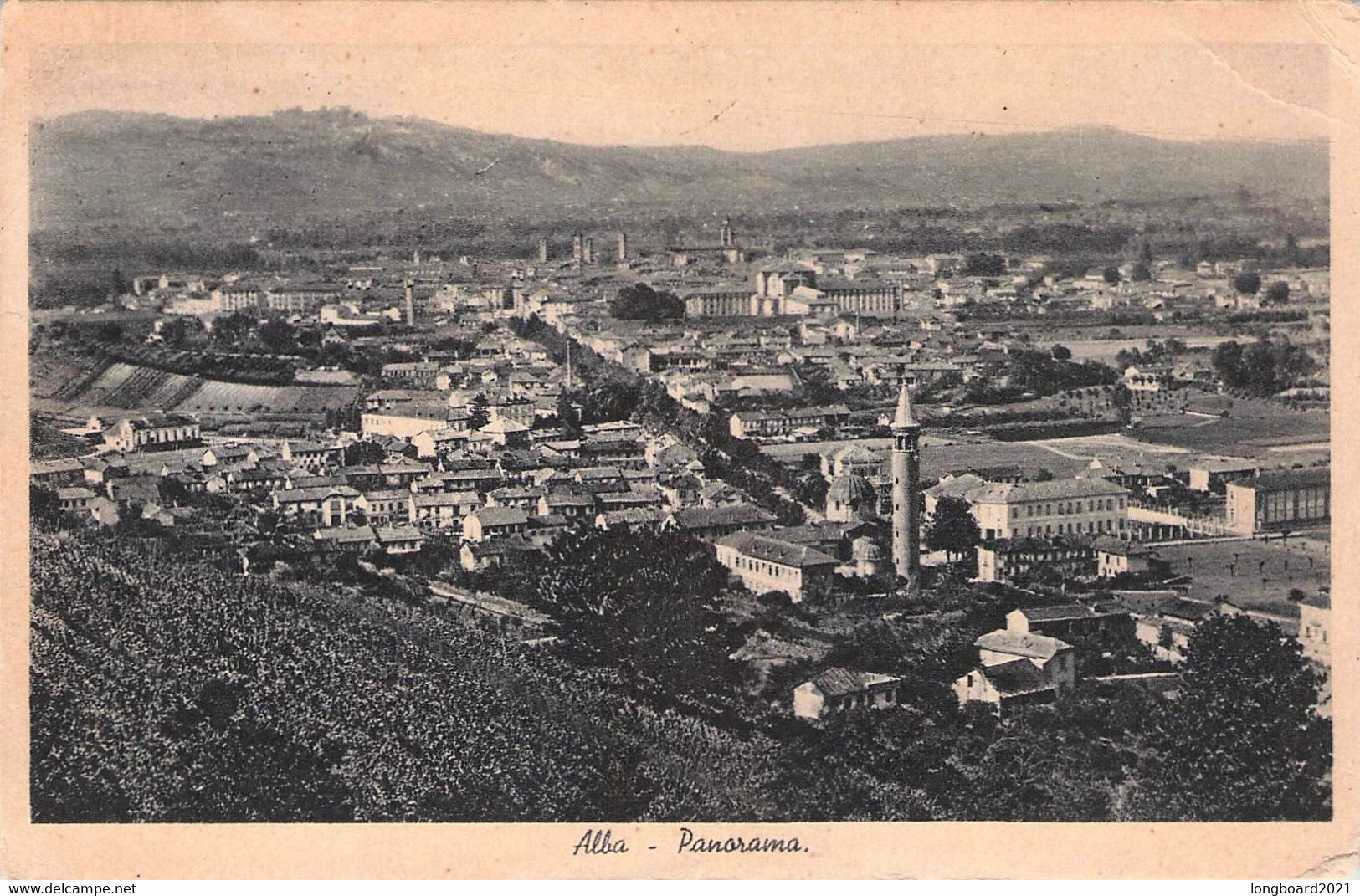 ALBA / PIEMONTE - PANORAMA 1957 / B10 - Other & Unclassified