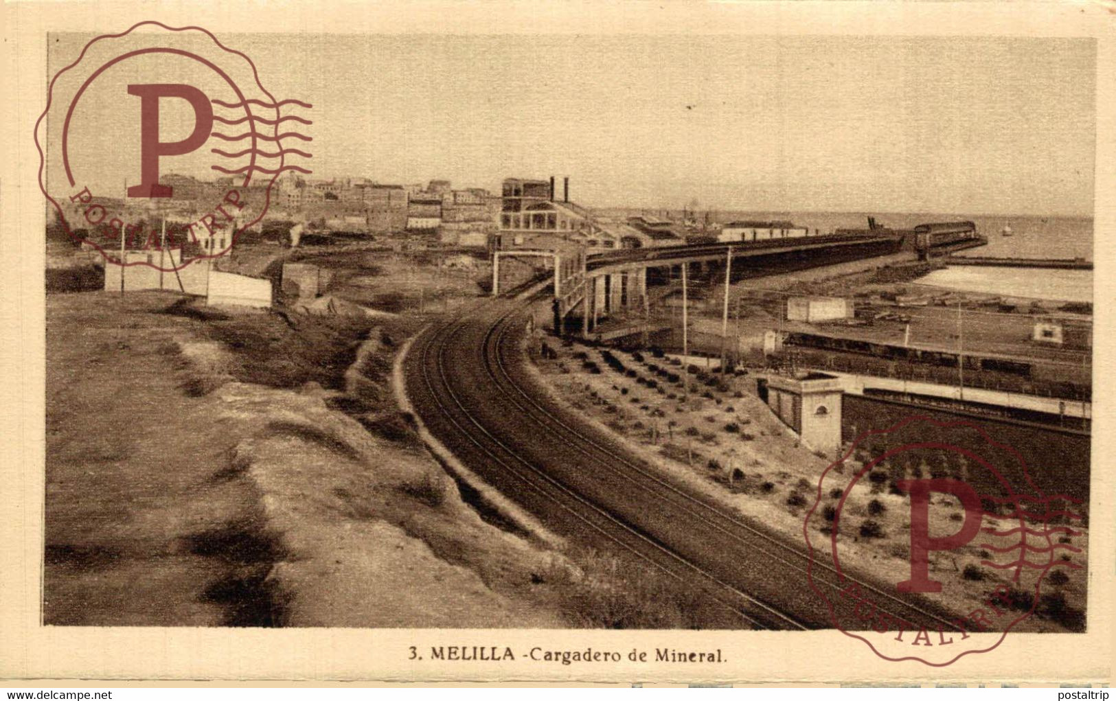 MELILLA. CARGADERO DE MINERAL. - Melilla