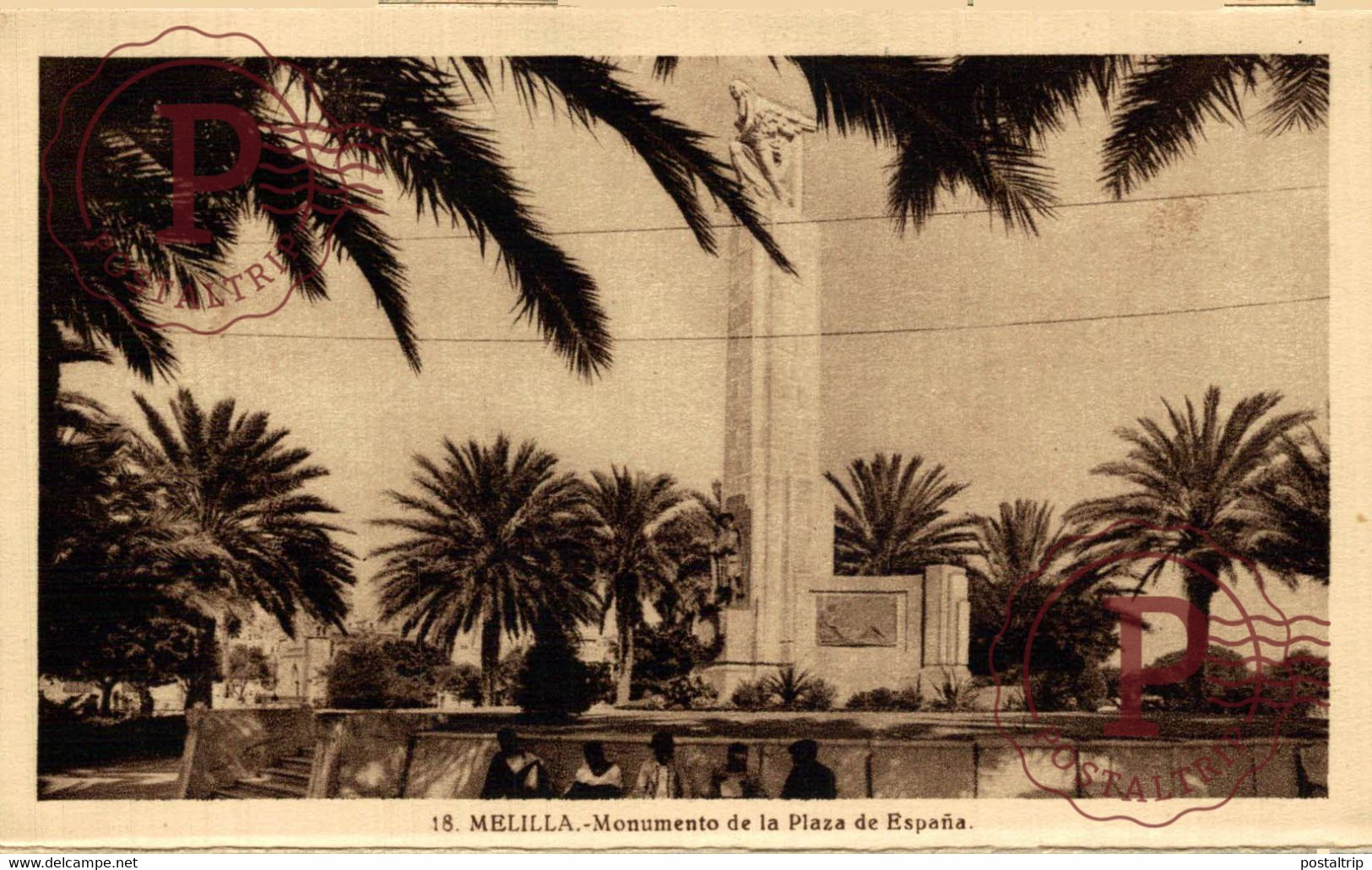 MELILLA. MONUMENTO DE LA PLAZA DE ESPAÑA. - Melilla