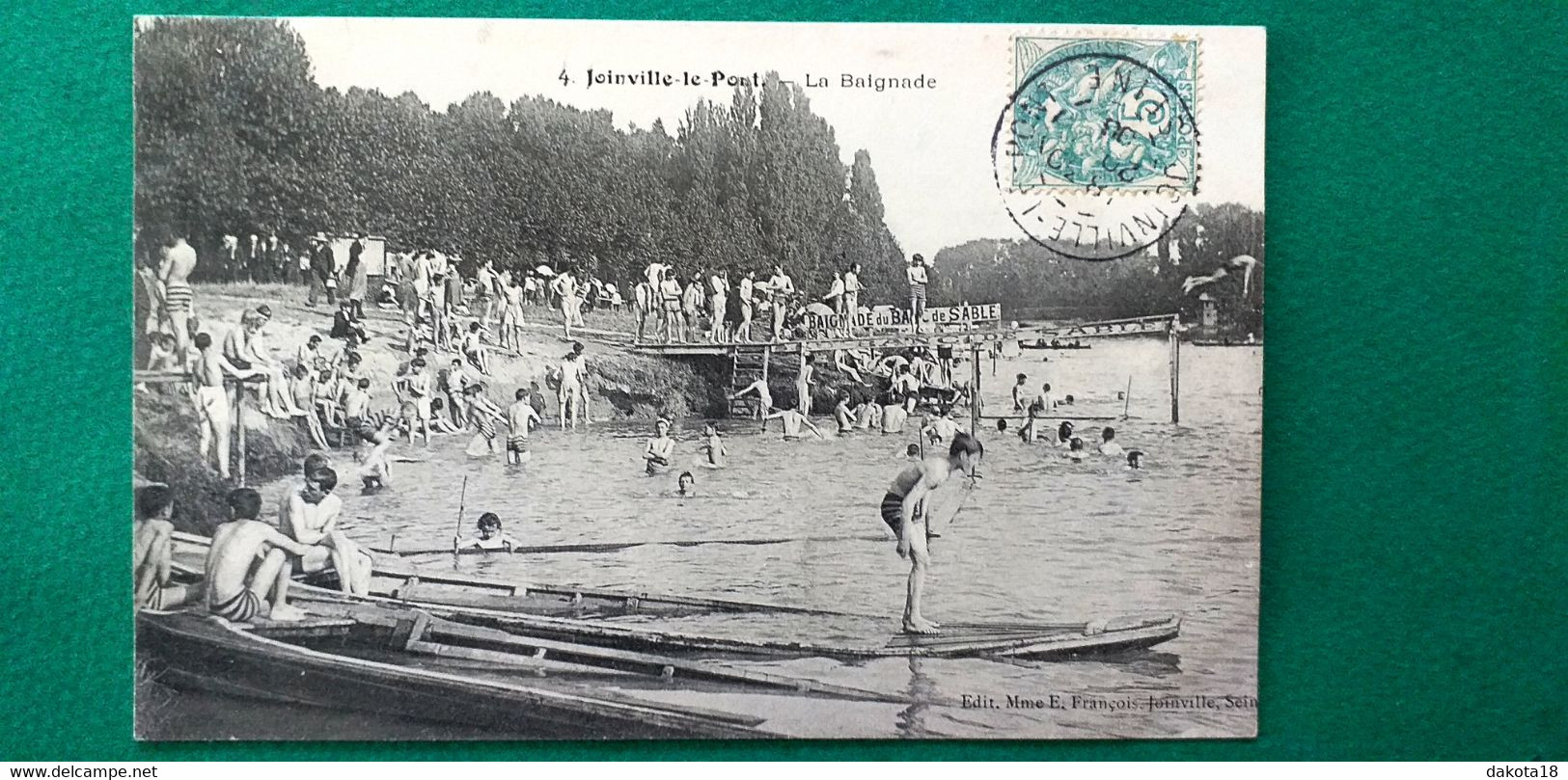 94 , Joinville Le Pont ,  La Baignade , Vue Générale En 1906 - Joinville Le Pont