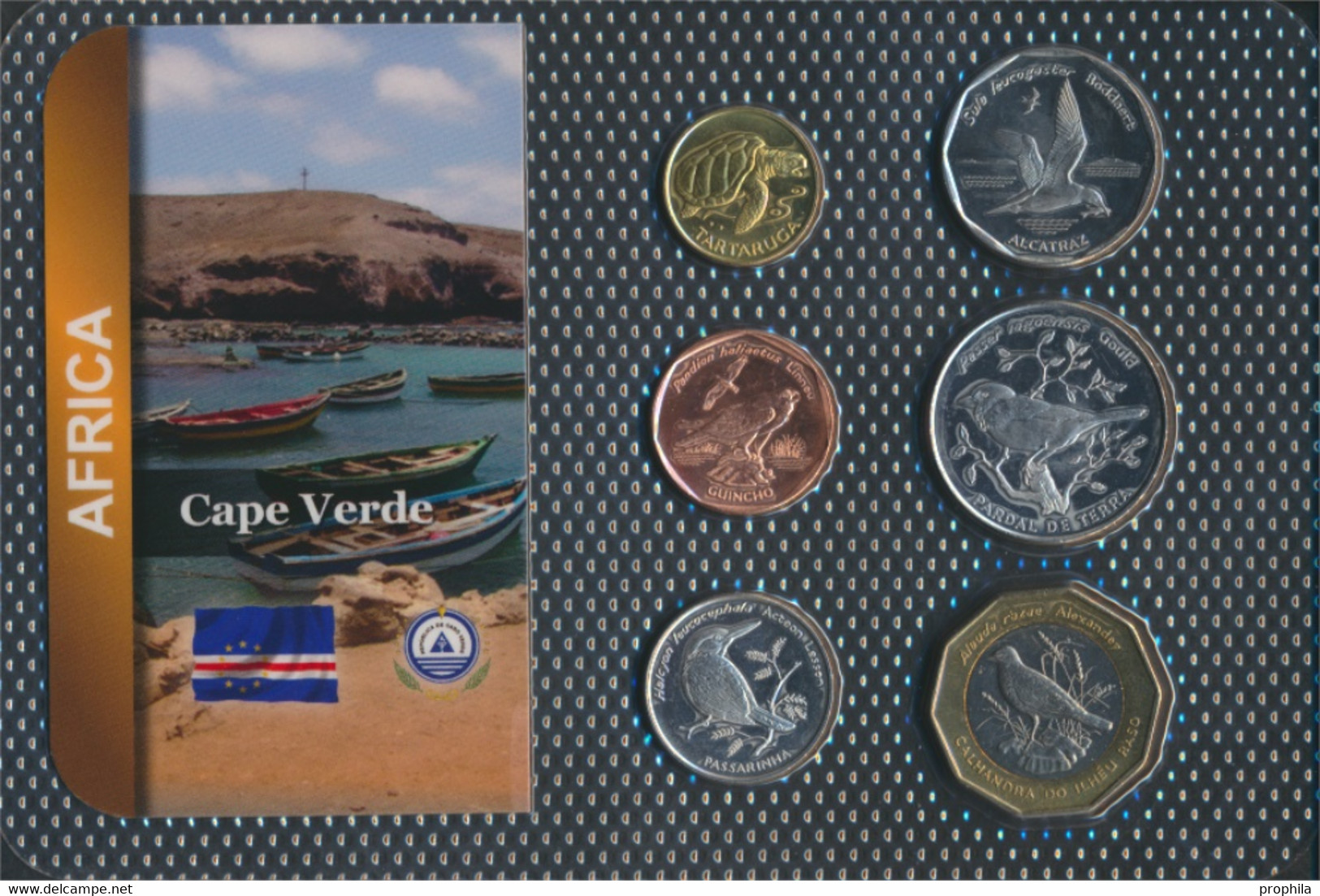 Kap Verde 1994 Stgl./unzirkuliert Kursmünzen 1994 1 Escudos Bis 100 Escudos Birds (9767672 - Cap Verde