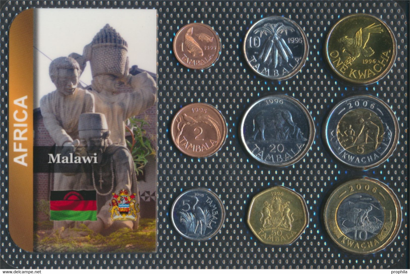 Malawi Stgl./unzirkuliert Kursmünzen Stgl./unzirkuliert Ab 1995 1 Tambala Bis 10 Kwacha (9764403 - Malawi