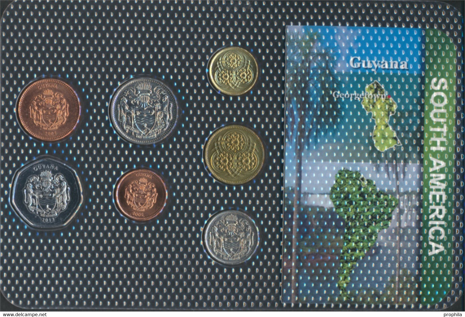 Guyana Stgl./unzirkuliert Kursmünzen Stgl./unzirkuliert Ab 1967 1 Cent Bis 10 Dollars (9763976 - Guyana