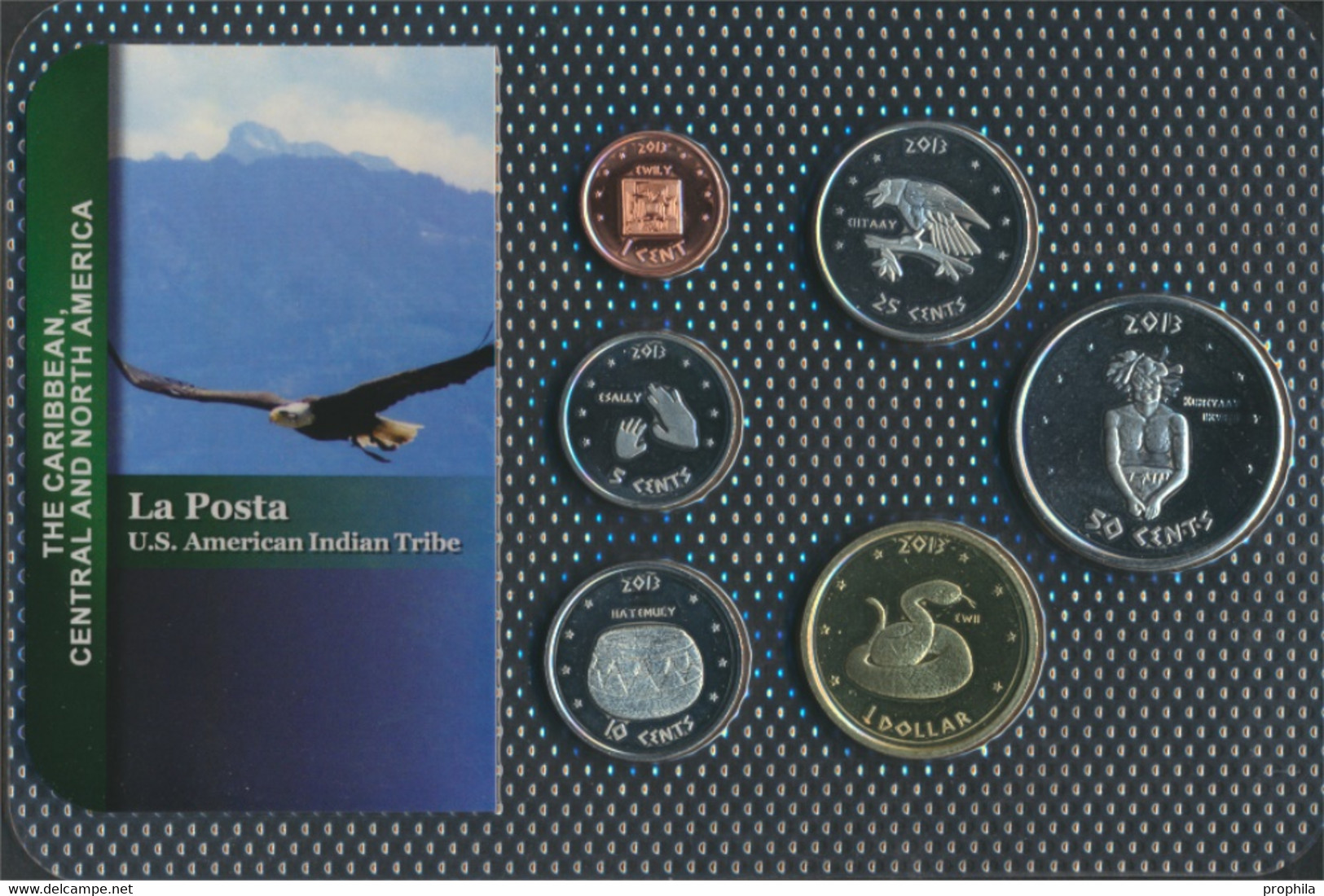 USA 2013 Stgl./unzirkuliert Kursmünzen 2013 1 Cent Bis 1 Dollar (9764098 - Jahressets