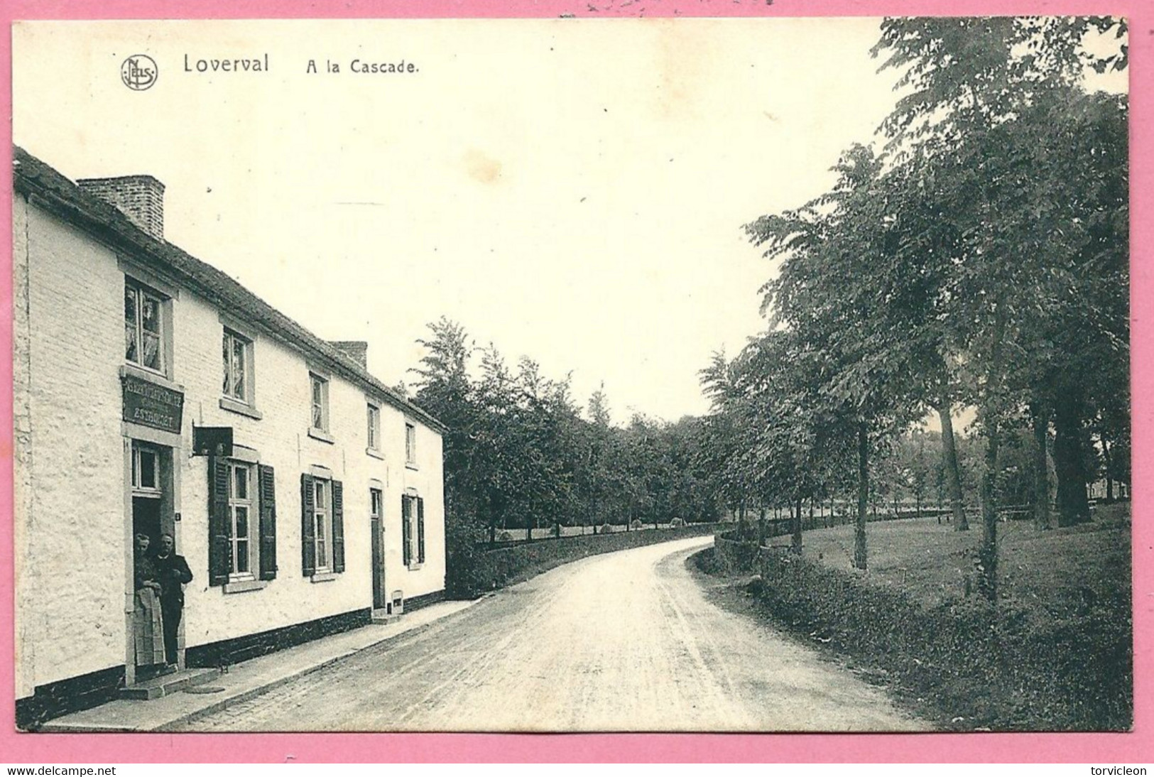 C.P. Loverval =  A  La Cascade  :  ESTAMINET - Gerpinnes