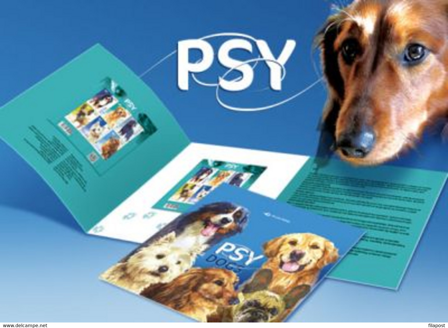 Poland 2022 Booklet Folder / Dogs - Bernese, Retriever, Setter, Bulldog, Terrier, Dachshund / With Imperforated Block - Libretti