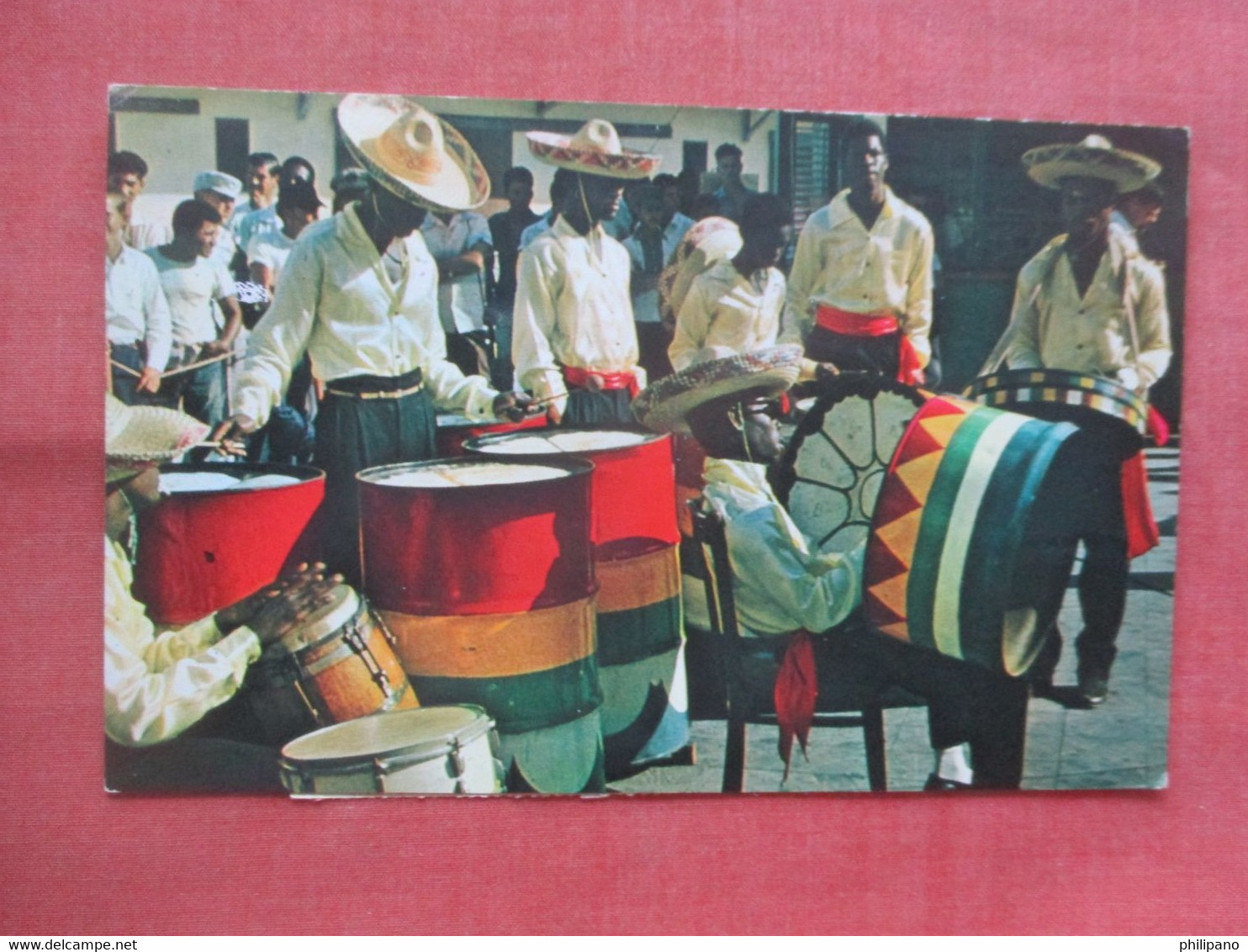 One Of Aruba's  Famous Steelbands.   Aruba Netherlands Antilles    Ref 5597 - Aruba