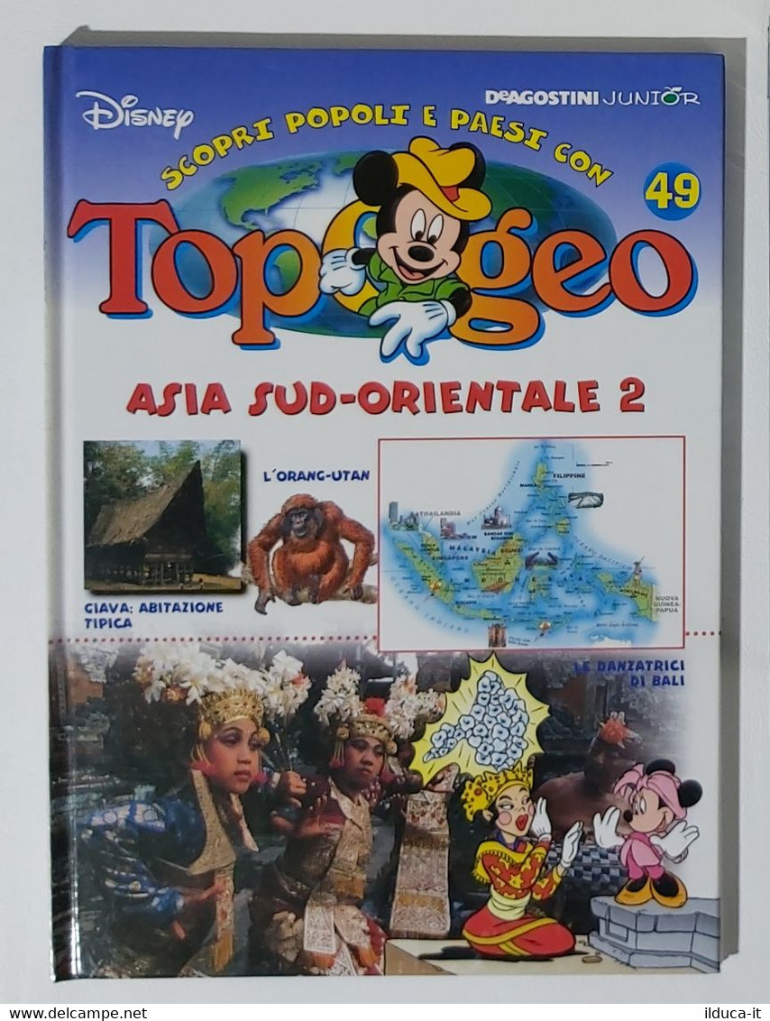 I104709 TOPOGEO N. 49 - Asia Sud-Orientale - DeAgostini / Disney - Adolescents