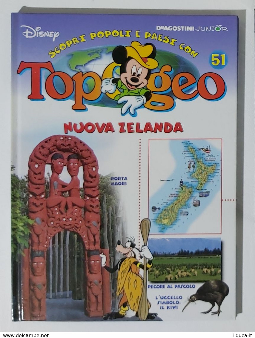 I104716 TOPOGEO N. 51 - Nuova Zelanda - DeAgostini / Disney - Ragazzi