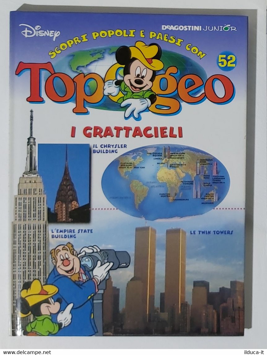 I104721 TOPOGEO N. 52 - I Grattacieli - DeAgostini / Disney - Teenagers