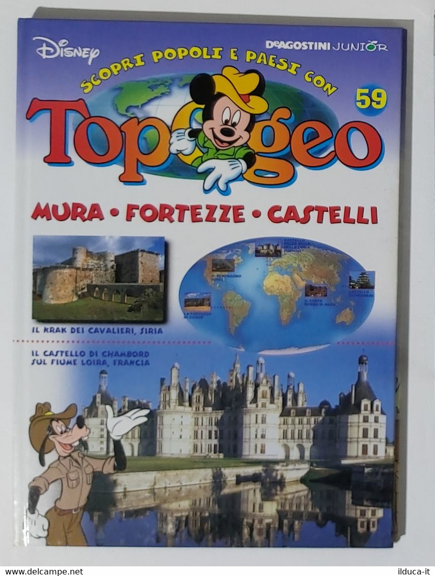 I104791 TOPOGEO N. 59 - Mura / Fortezze / Castelli - DeAgostini / Disney - Ragazzi