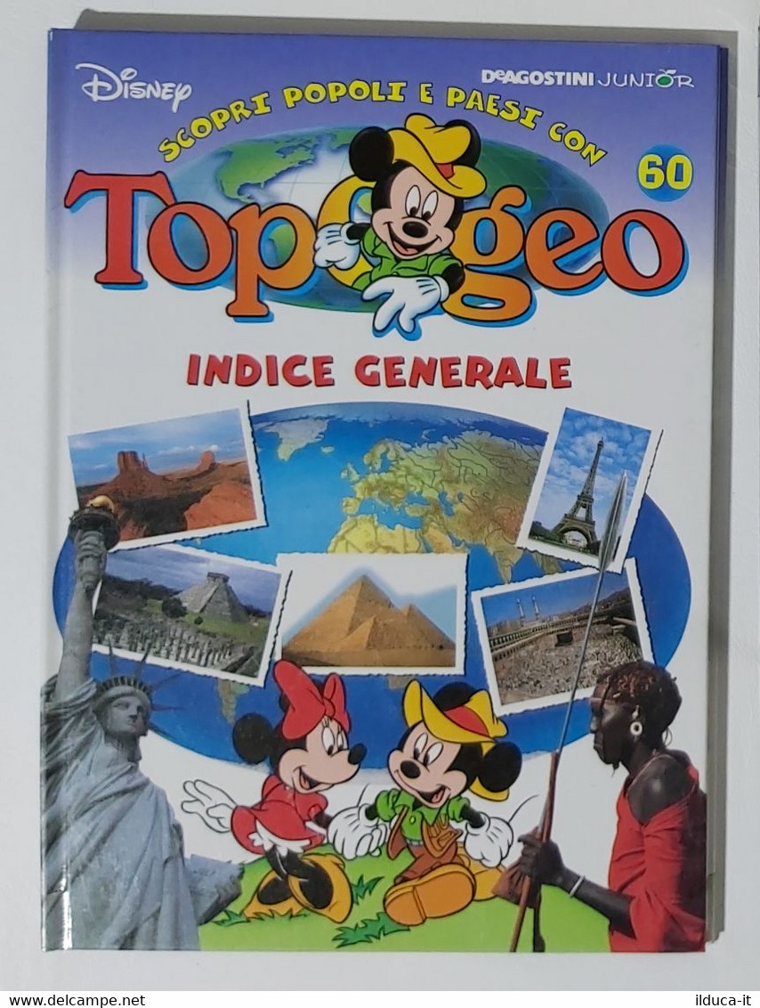 I104792 TOPOGEO N. 60 - Indice Generale - DeAgostini / Disney - Ragazzi