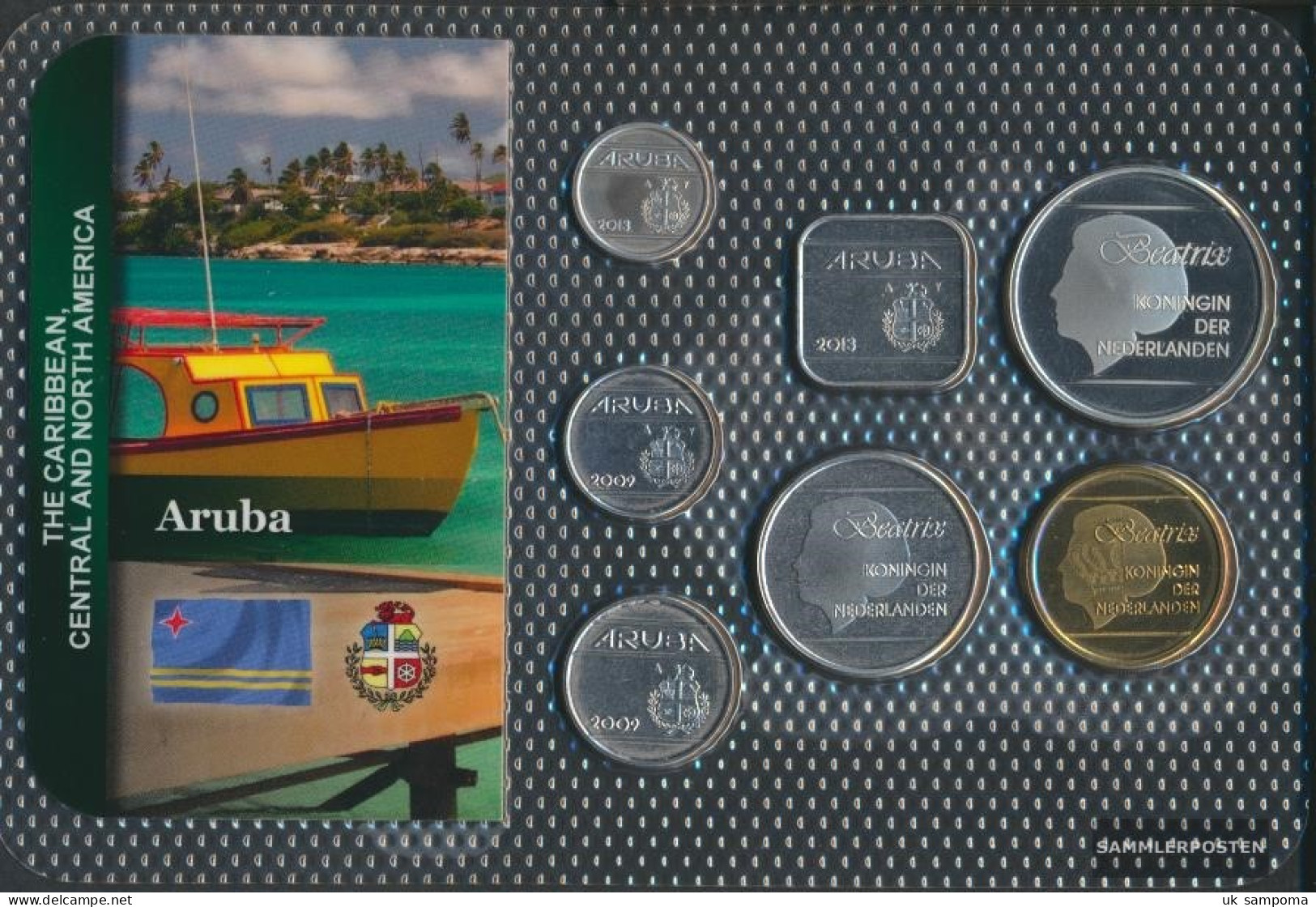 Aruba Stgl./unzirkuliert Kursmünzen Stgl./unzirkuliert From 2005 5 CENT Until 5 Florin - Aruba
